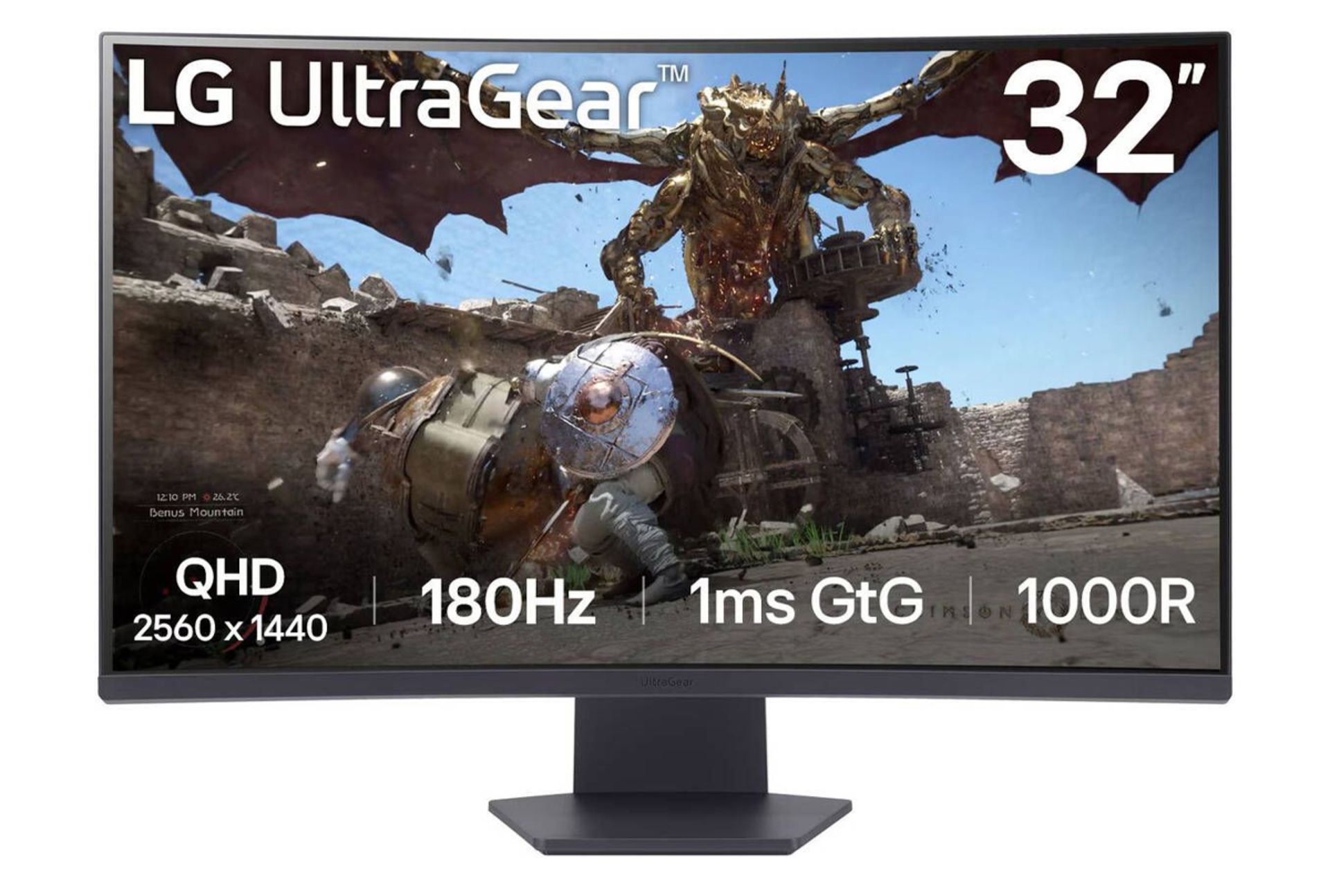 رزولوشن و کیفیت تصویر مانیتور ال جی 32 اینچ مدل UltraGear 32GS60QC