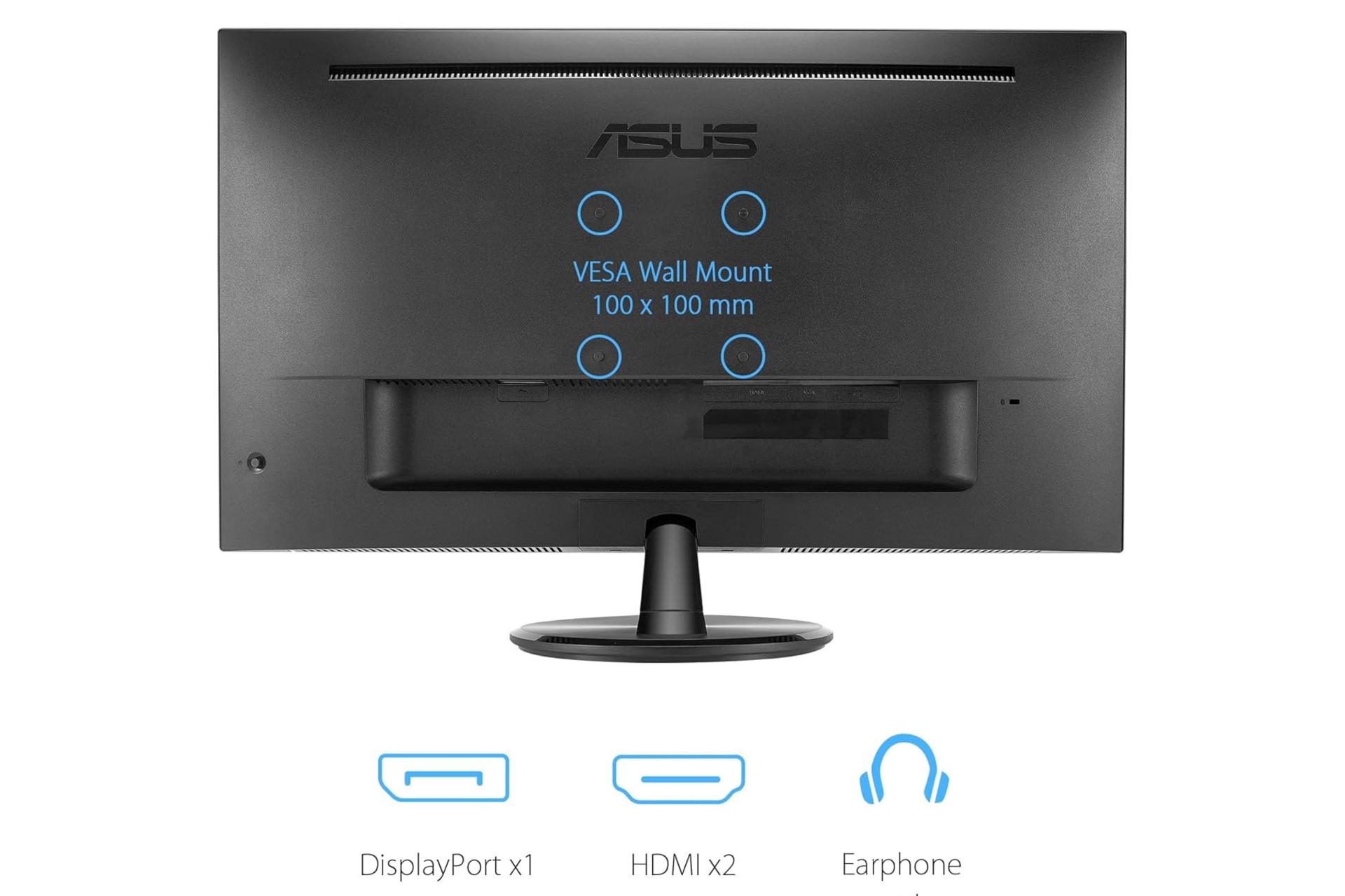 کانکتور و اتصال مانیتور ایسوس 28 اینچ مدل VP289Q