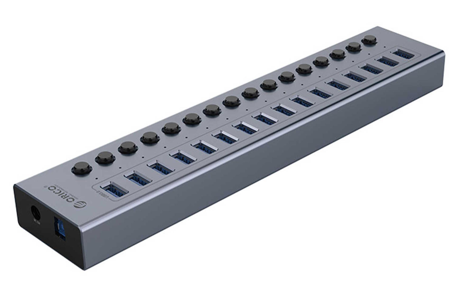 مرجع متخصصين ايران نماي سمت راست هاب USB-A اوريكو 16 پورت مدل BT2U3-16AB