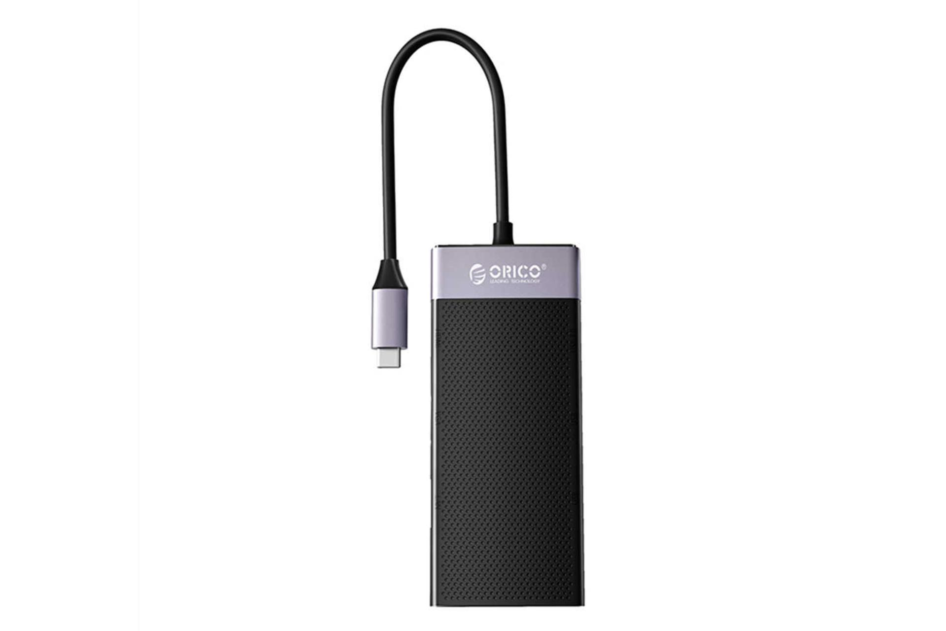 نمای بالای هاب USB-C اوریکو 10 پورت مدل MDK-10P