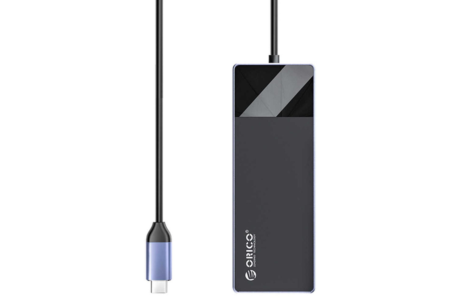 نمای بالای هاب USB-C اوریکو 6 پورت مدل DM-6P