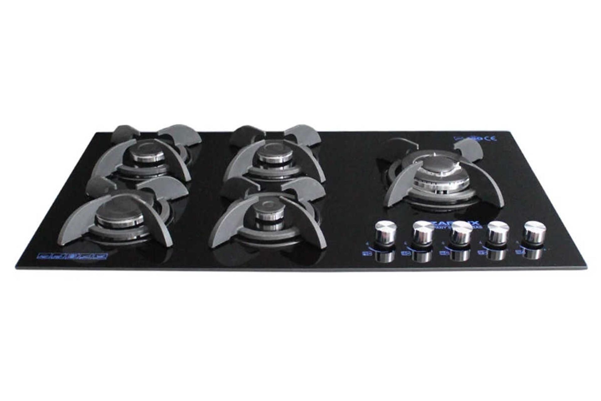 نمای جلوی اجاق گاز صفحه ای آذرلوکس G05NL-S6B