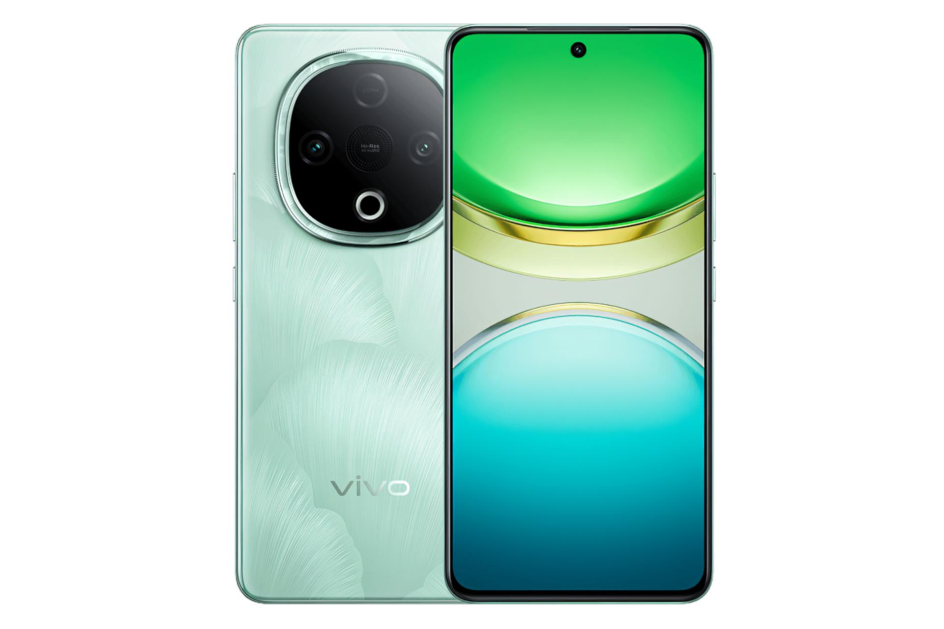 پنل جلو و پشت گوشی موبایل Y300 ویوو نسخه چین سبز / vivo Y300 China