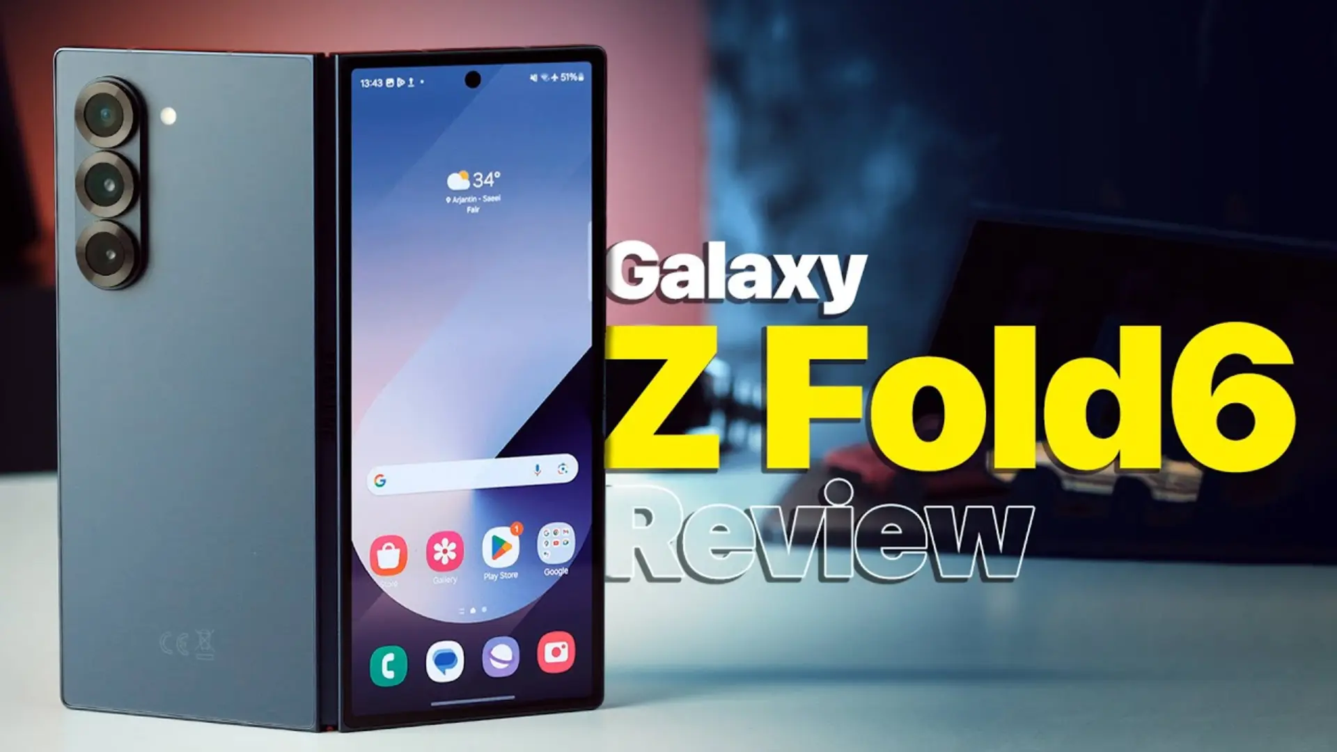 کاور ویدئو بررسی ویدئویی گلکسی زد فولد 6 سامسونگ / Samsung Galaxy Z Fold6 Review