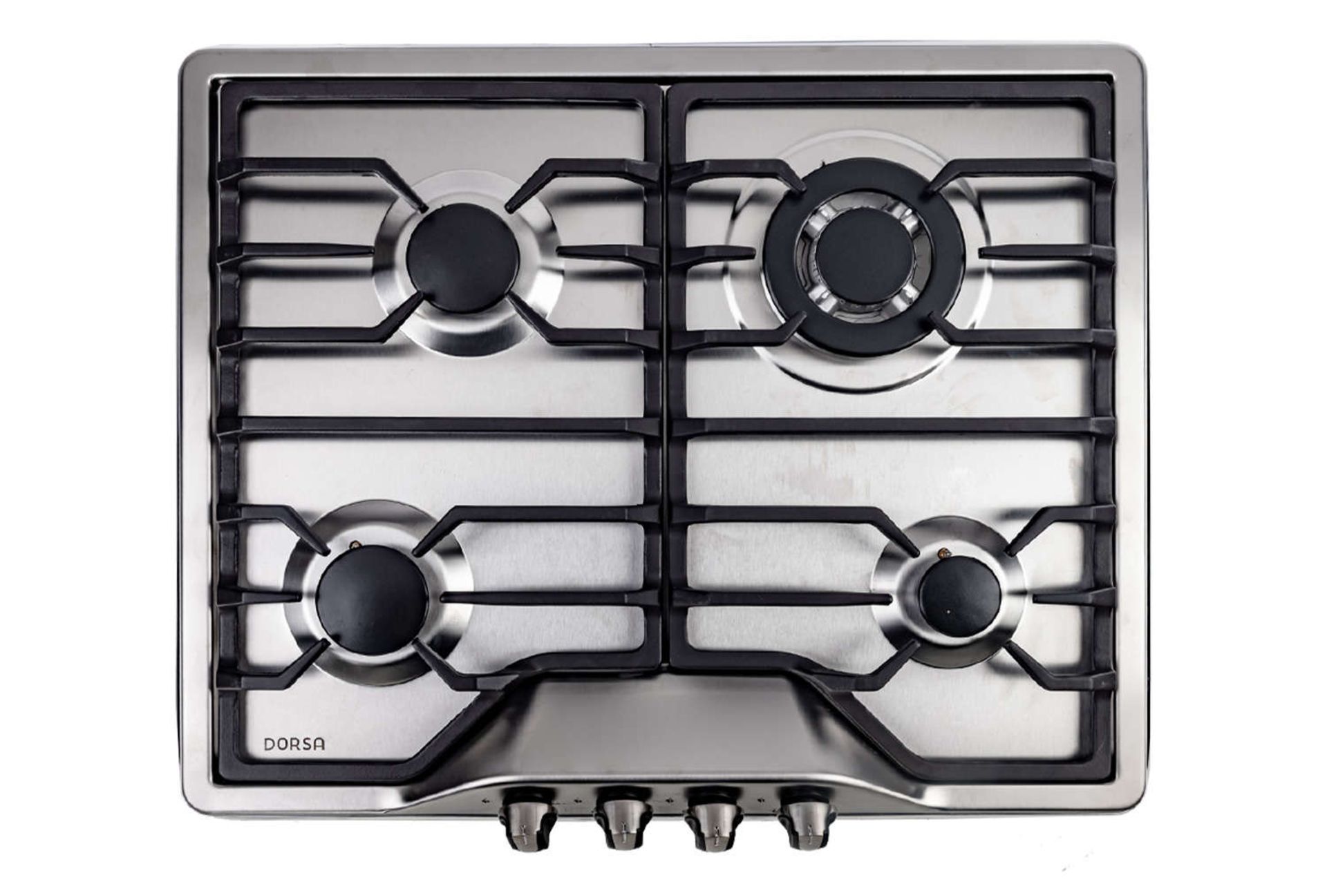 نمای بالای اجاق گاز صفحه ای استیل درسا آنیل DG2200-4