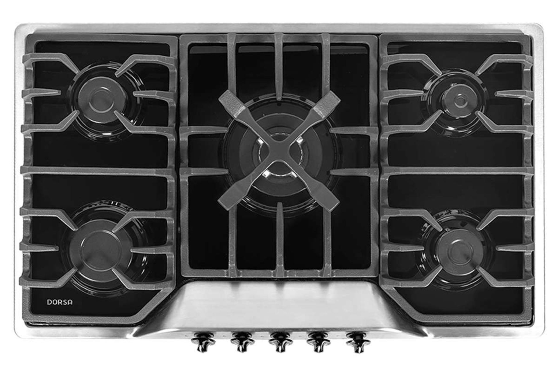 نمای بالای اجاق گاز صفحه ای درسا ریتا DG2300-5M