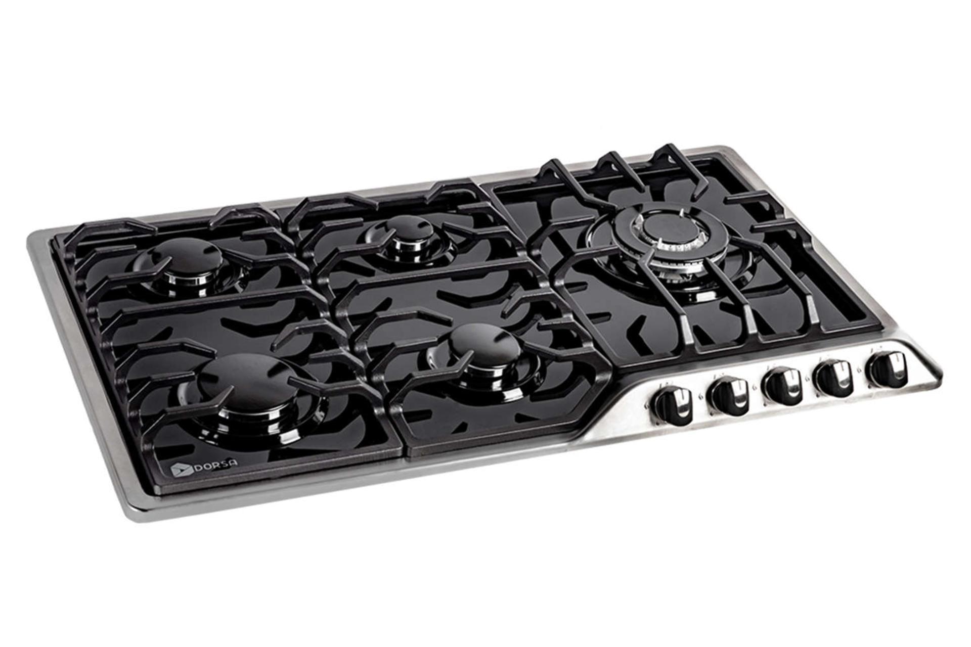 نمای سمت چپ اجاق گاز صفحه ای درسا راک DG2300-5R