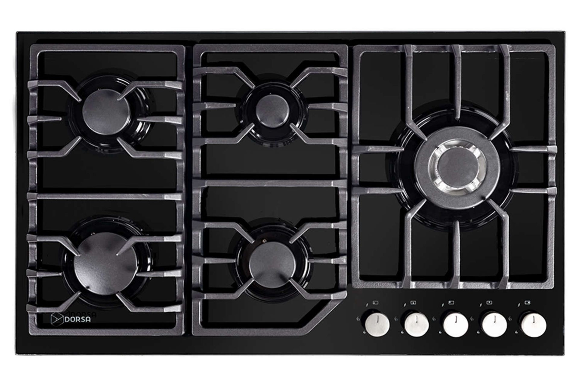 نمای بالای اجاق گاز صفحه ای درسا الی DG2100-5R