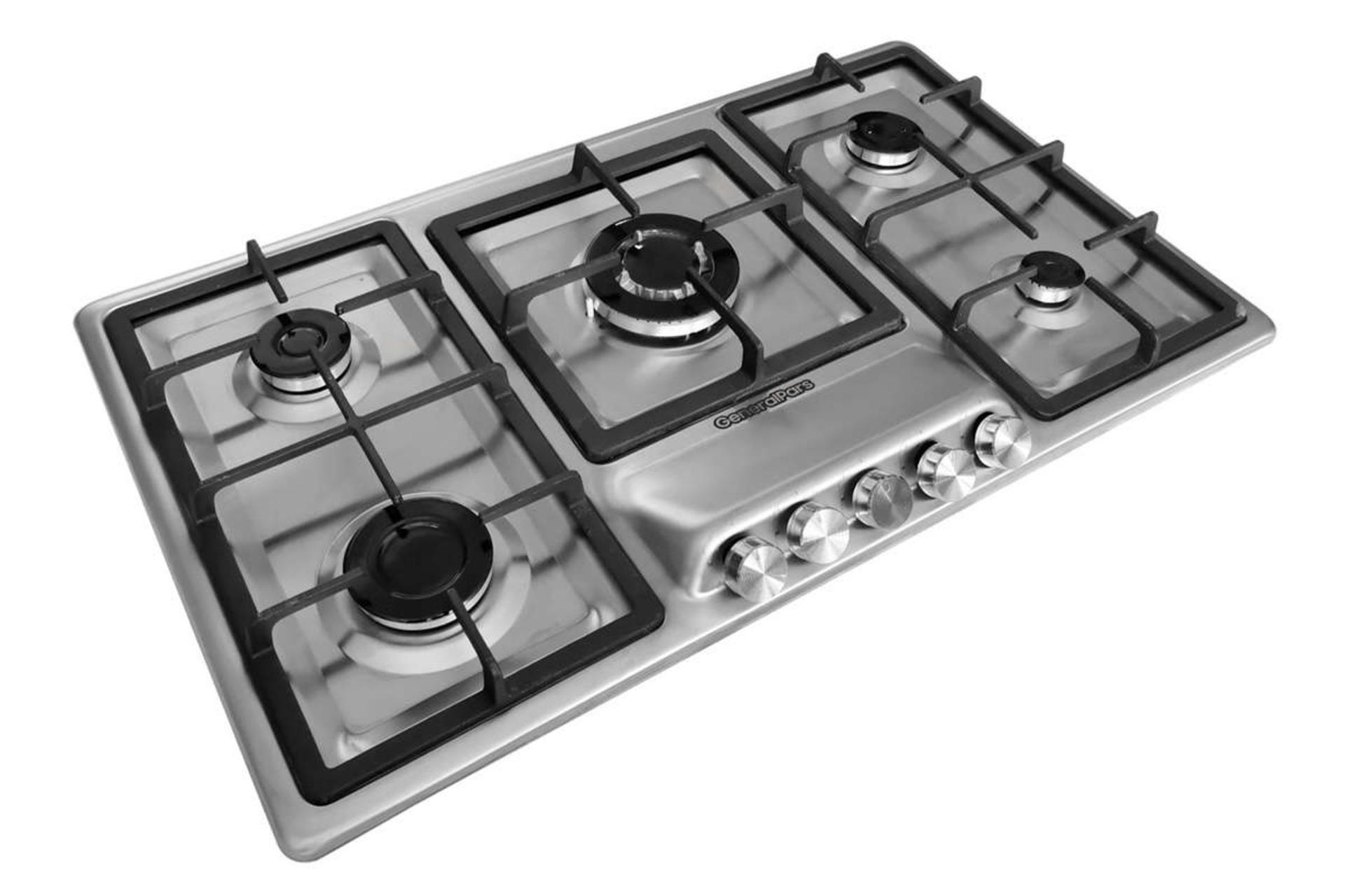 نمای سمت چپ اجاق گاز صفحه ای جنرال پارس GEEPAS GGC31012