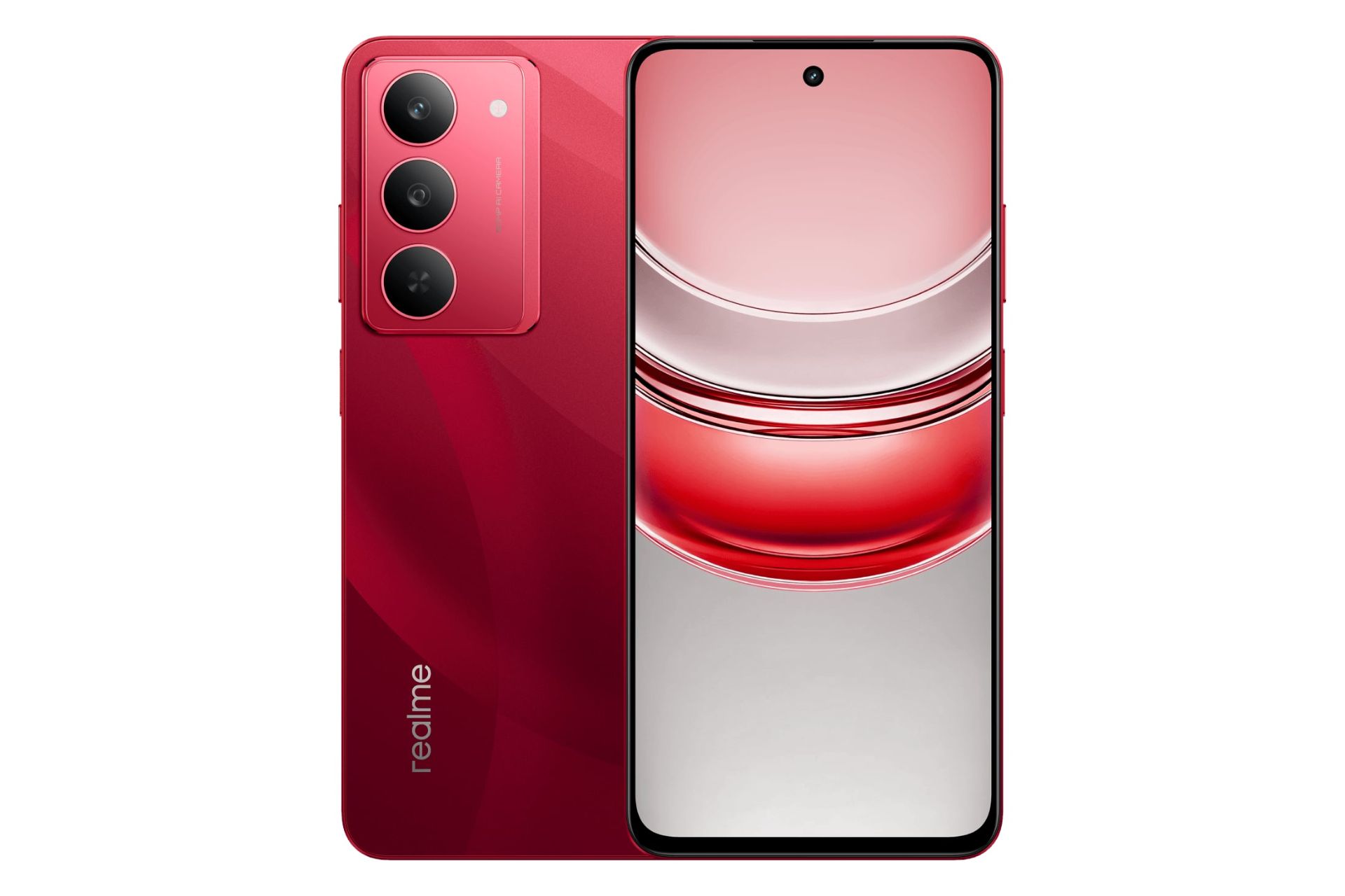 پنل جلو و پشت گوشی موبایل ریلمی Realme 14x قرمز