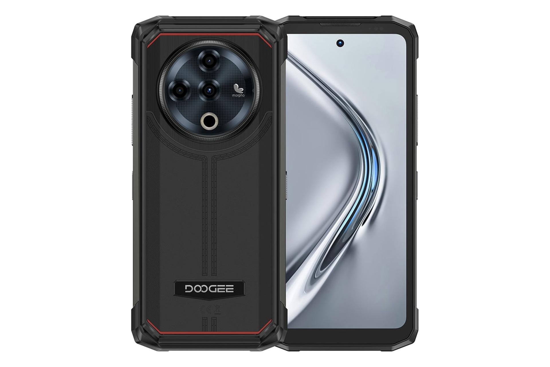 پنل جلو و پشت گوشی موبایل Fire 6 پاور دوجی مشکی / Doogee Fire 6 Power