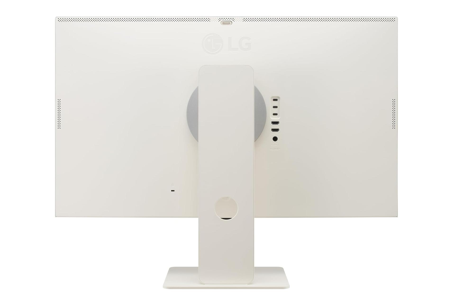 نمای پشت و بدنه مانیتور ال جی 27 اینچ مدل MyView 32SR85U