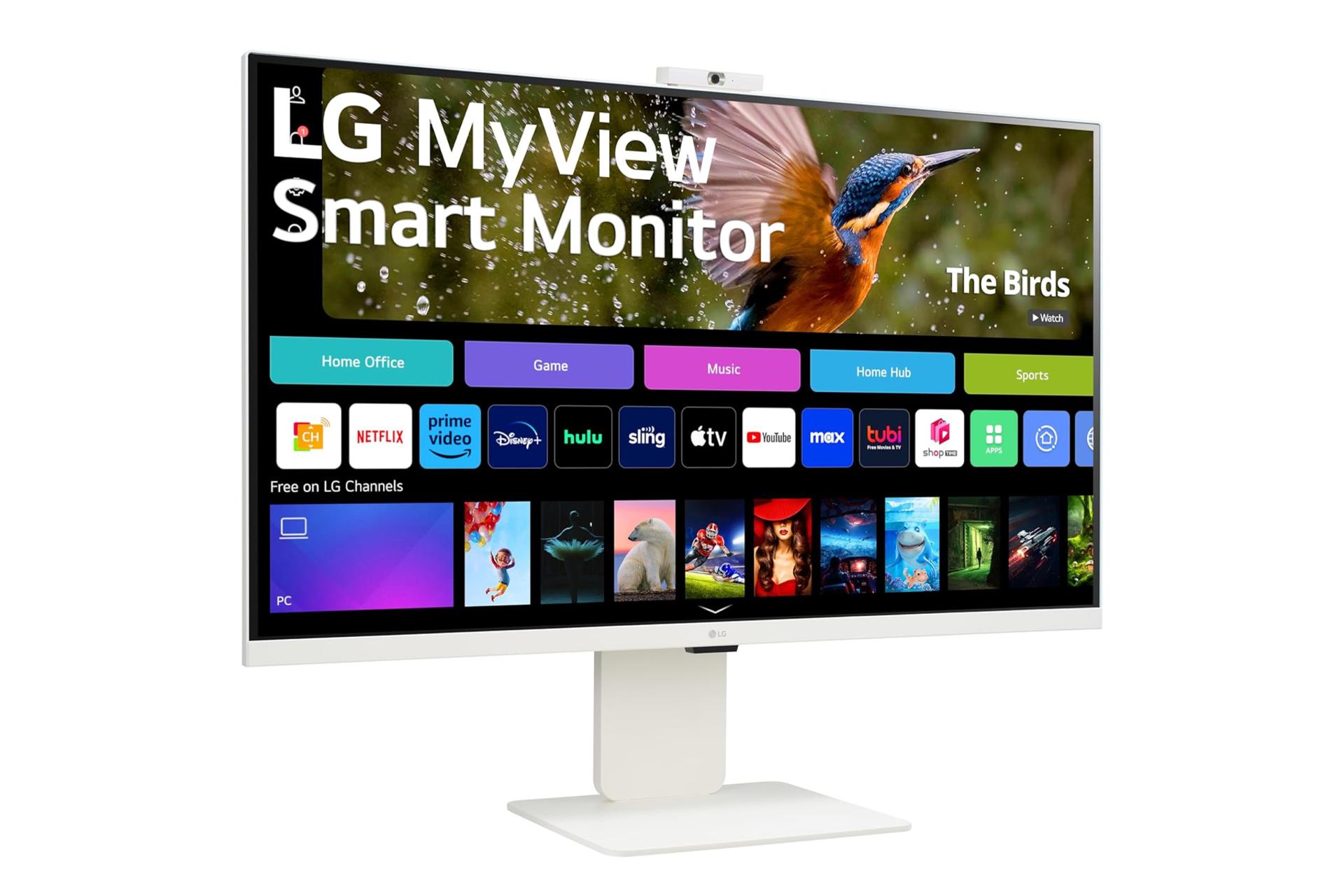 ابعاد و اندازه مانیتور ال جی 27 اینچ مدل MyView 32SR85U