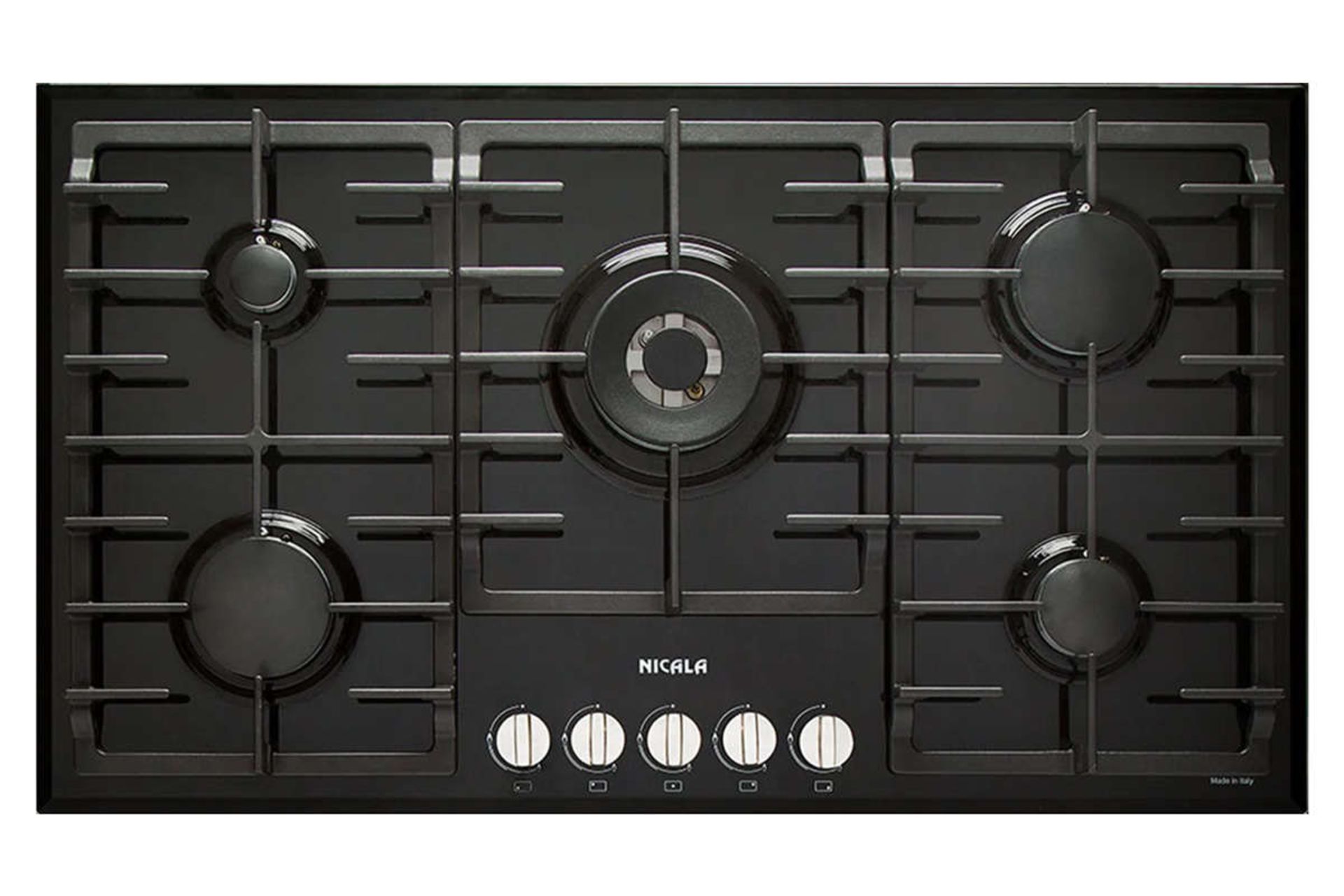 نمای بالای اجاق گاز صفحه ای نیک کالا GGH 301 رنگ مشکی