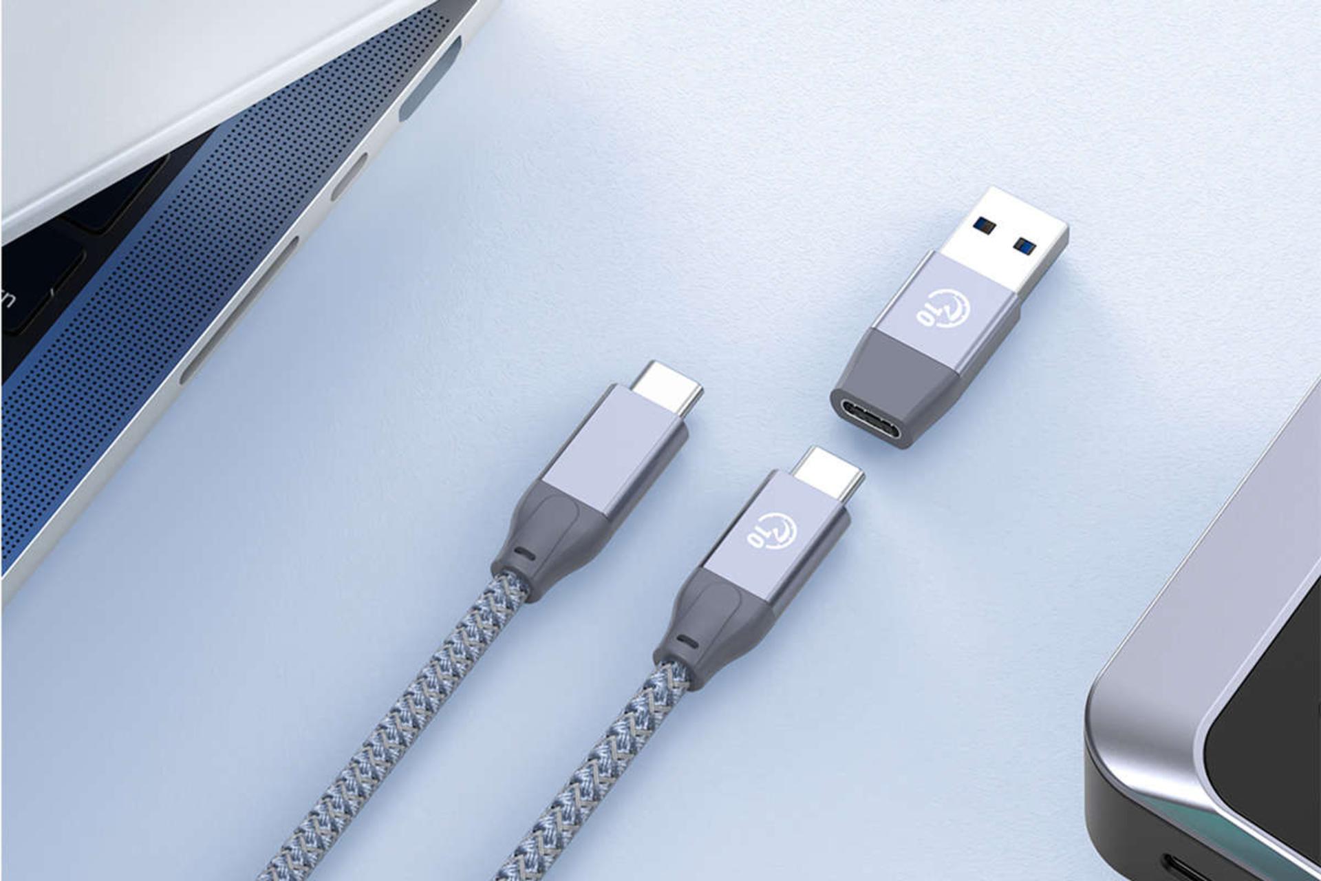 کابل هاب USB-C اوریکو 7 پورت مدل M37A-G2