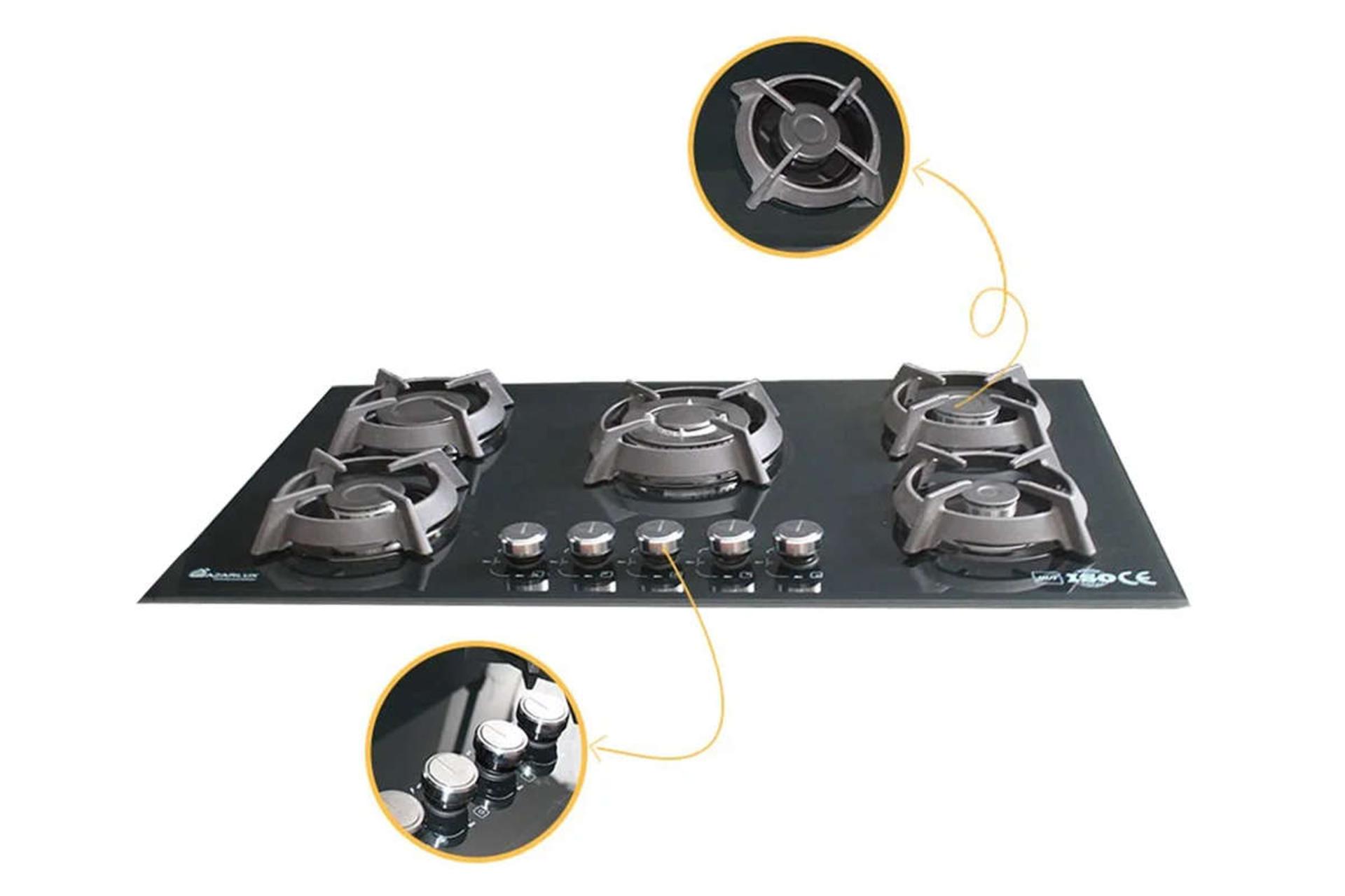 ولوم های اجاق گاز صفحه ای آذرلوکس G05NL-C19B