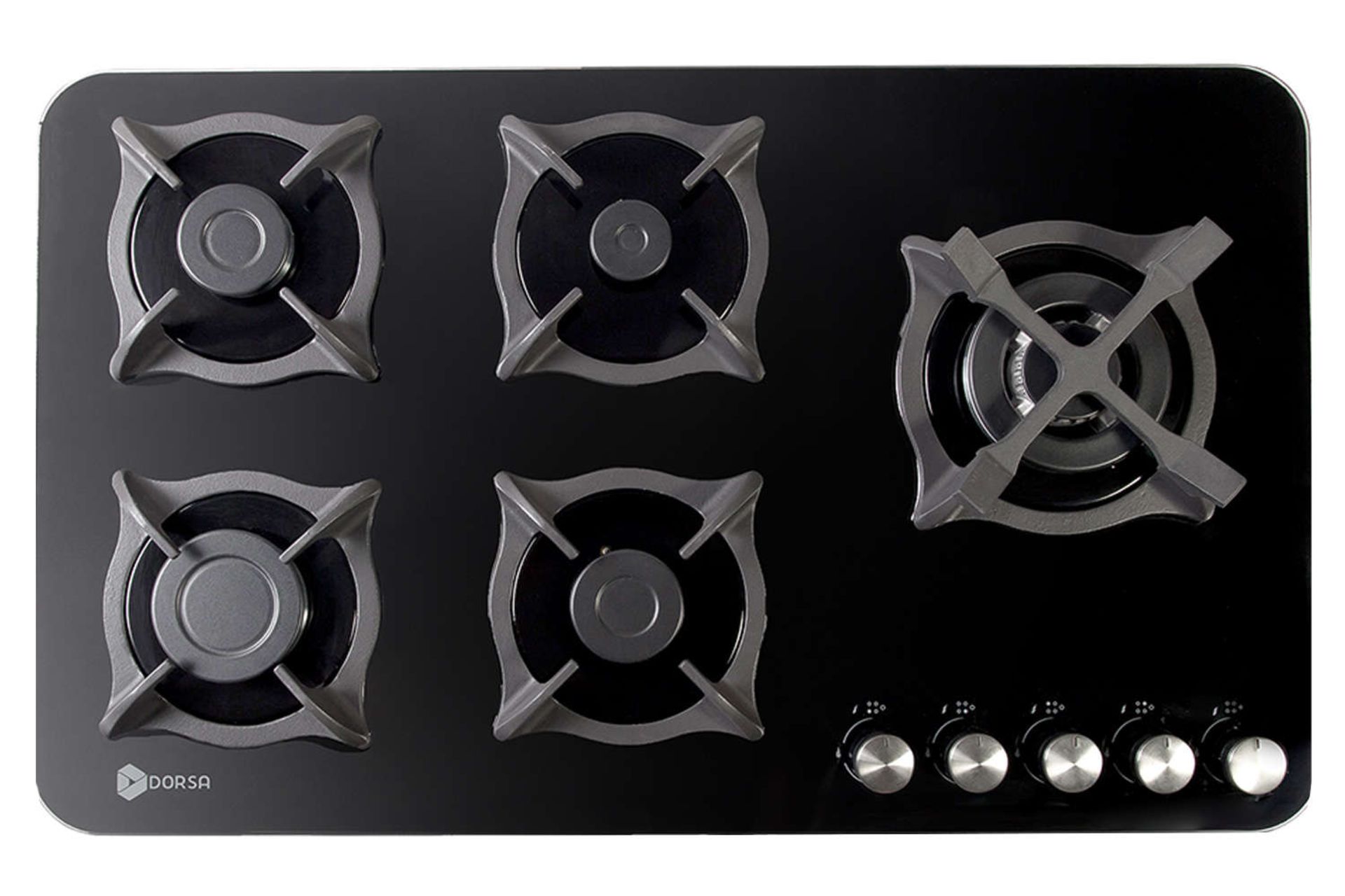 نمای بالای اجاق گاز صفحه ای درسا سانا DG2104-5R