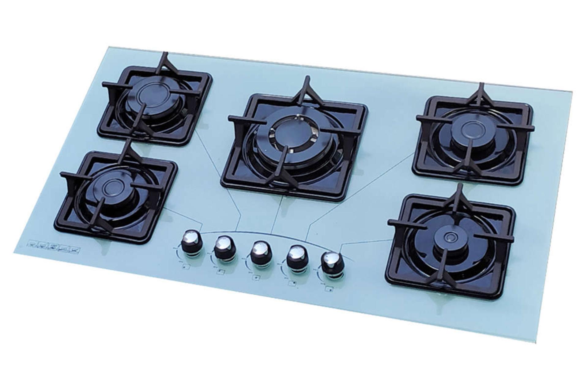 نمای سمت راست اجاق گاز صفحه ای آذر افروز پویا M1W