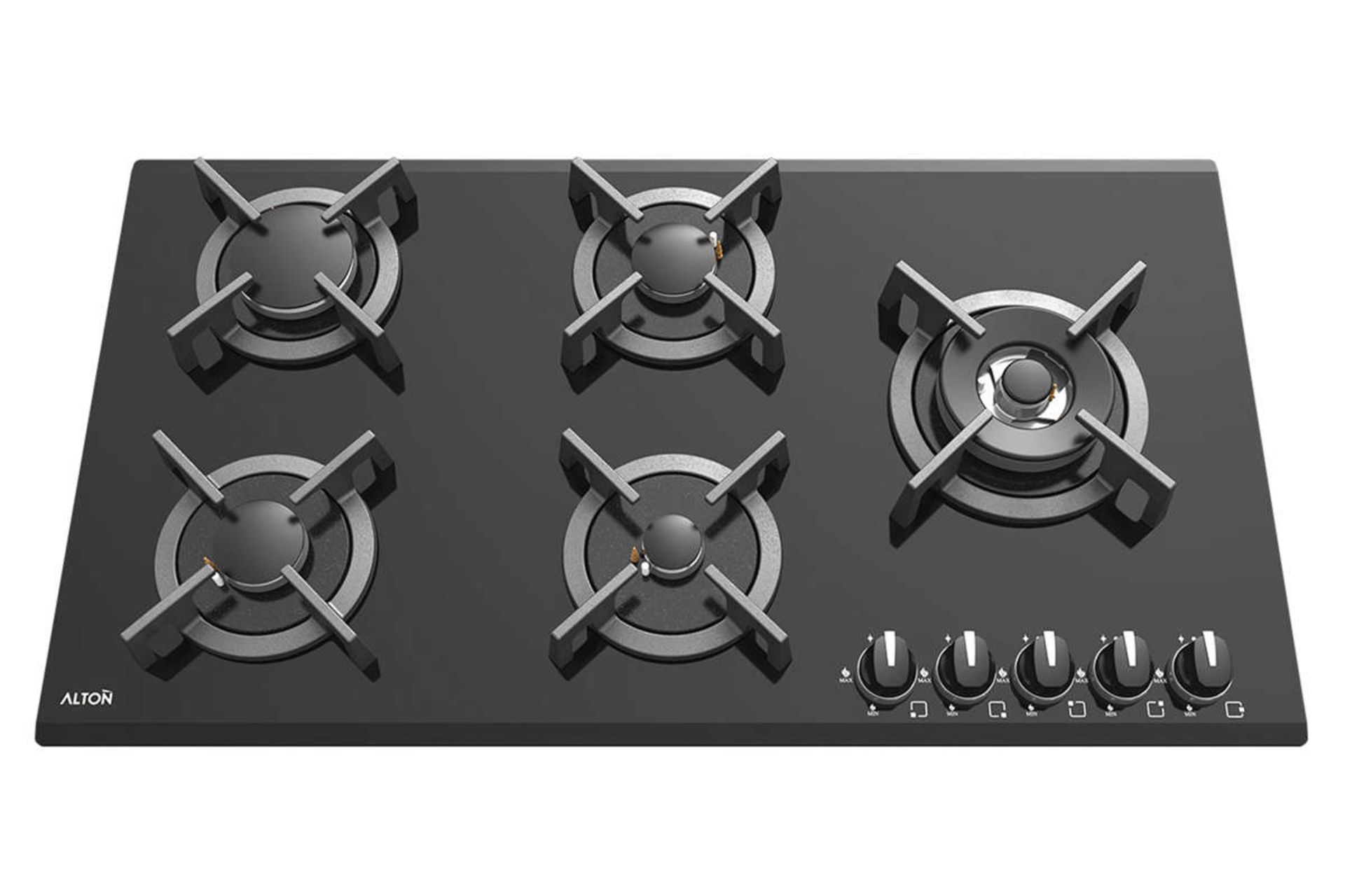 نمای جلوی اجاق گاز صفحه ای آلتون G528N