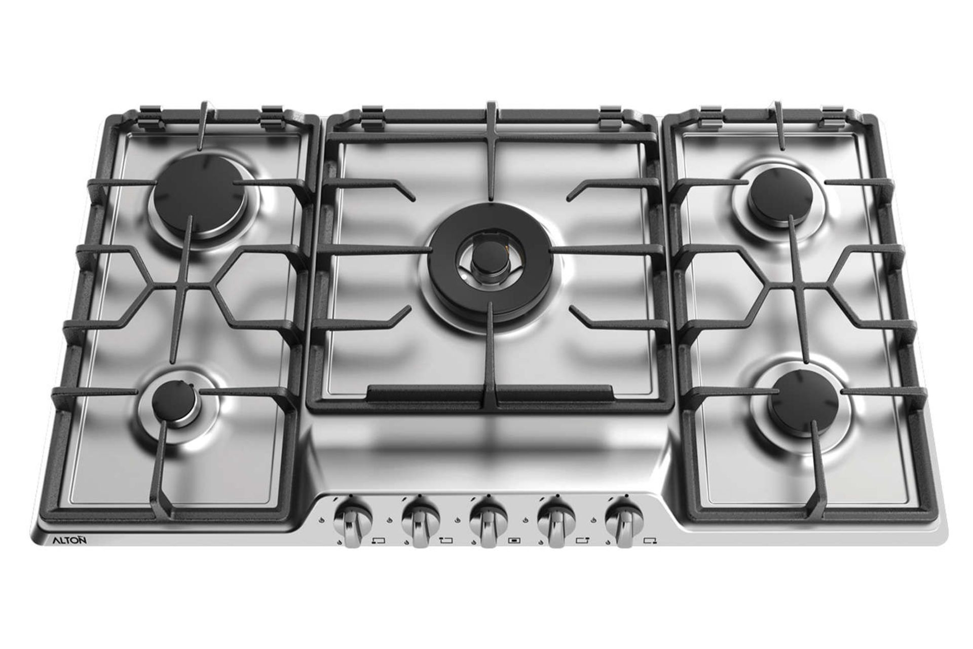 نمای جلوی اجاق گاز صفحه ای آلتون S517N