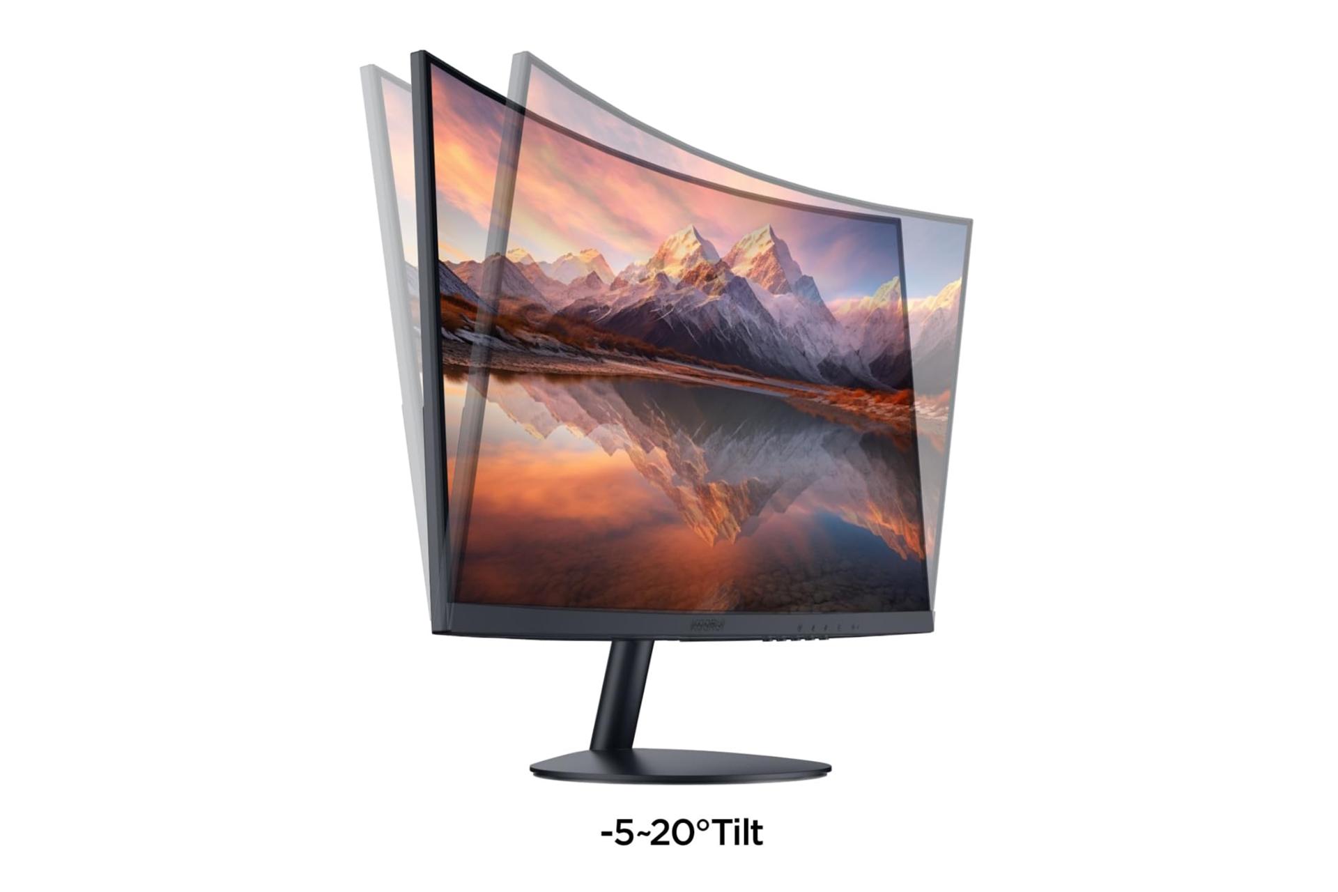 زاویه چرخش مانیتور کووری 27 اینچ مدل 27N5C