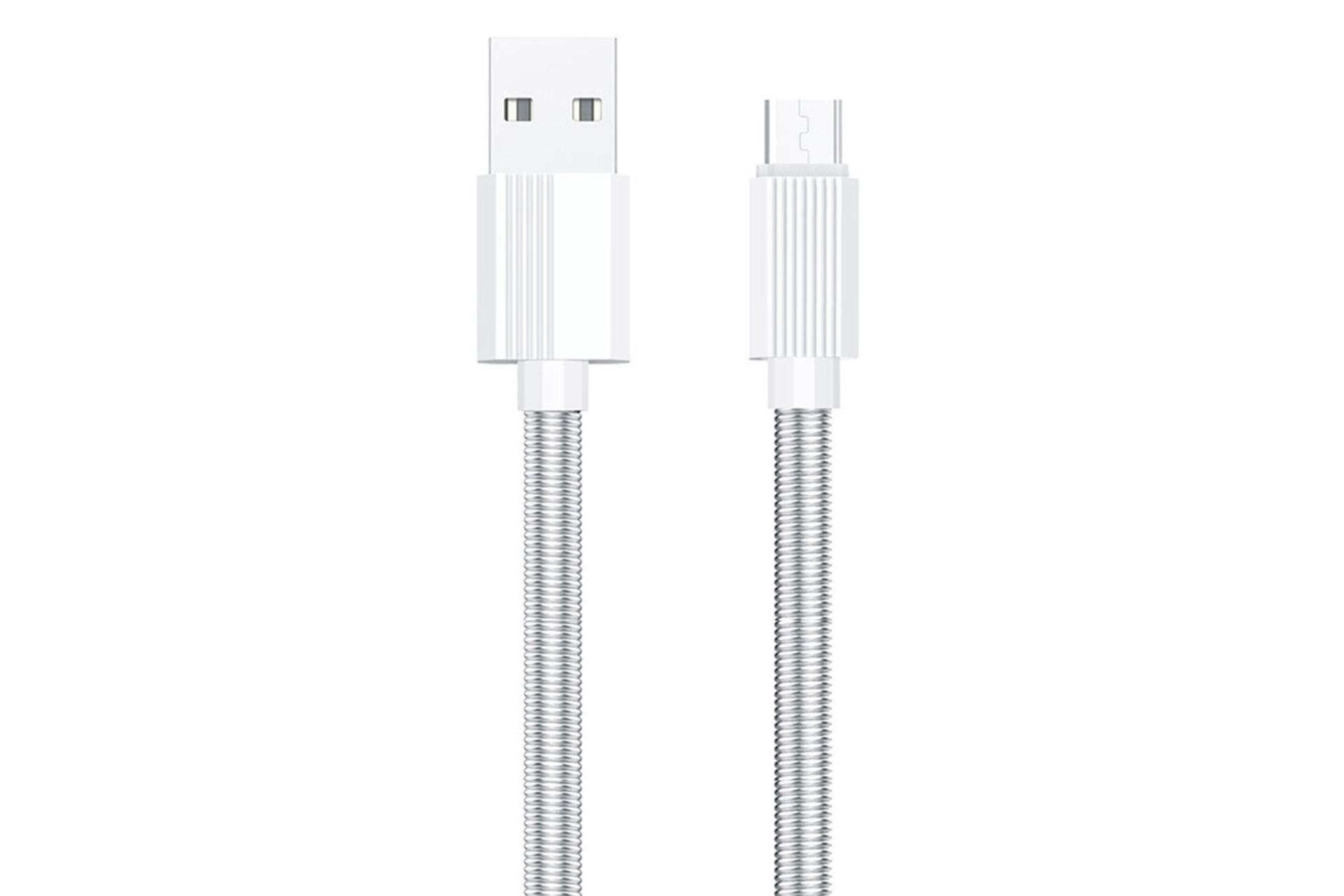 کانکتور و اتصال کابل شارژ USB بیوا Type-A به Micro-USB مدل C-19V با طول 1.2 متر