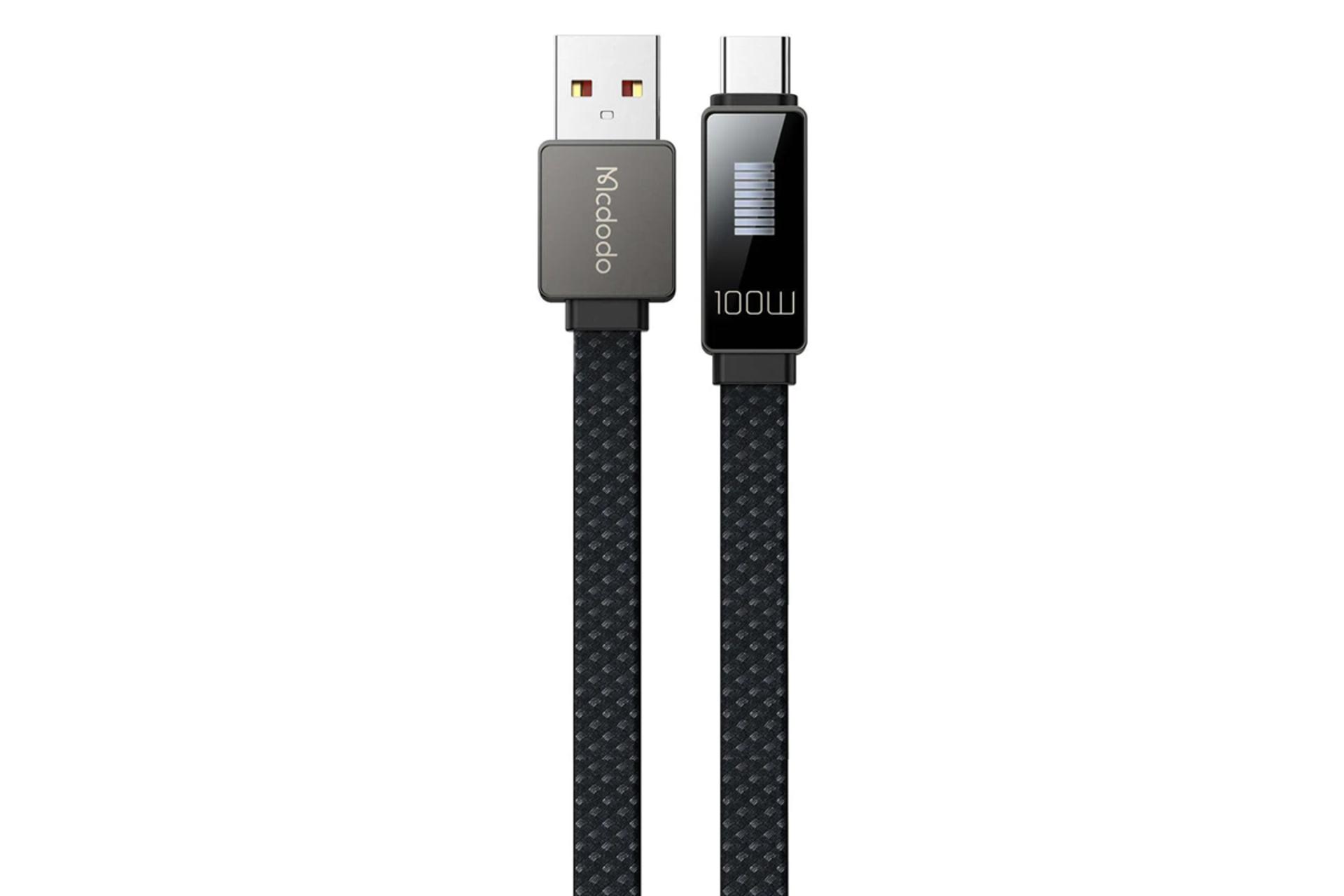 کابل شارژ USB مک دودو Type-A به Type-C مدل CA-4980 با طول 1.2 متر رنگ مشکی