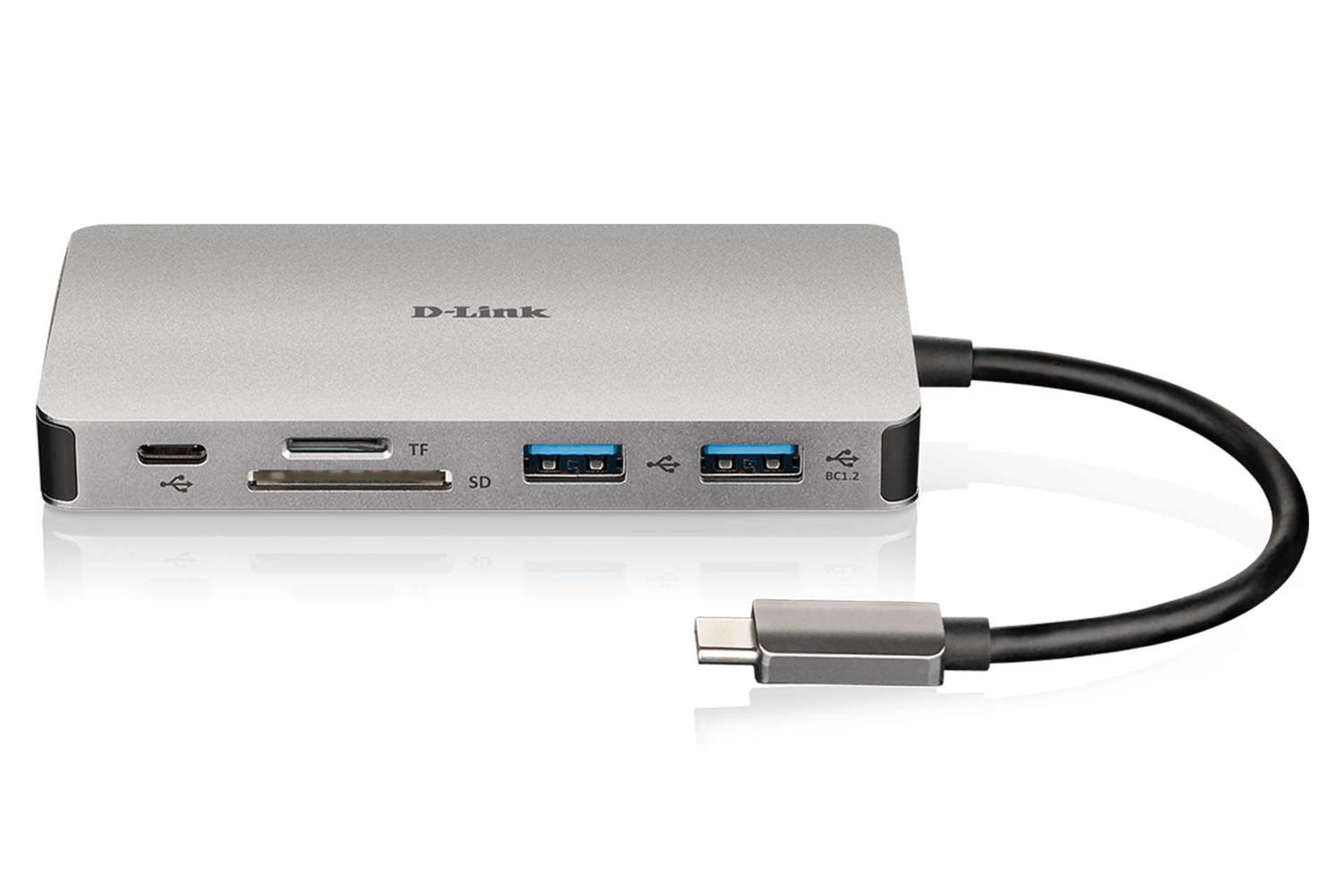 مرجع متخصصين ايران نماي جلوي هاب USB-C دي لينك 9 پورت مدل DUB-M910
