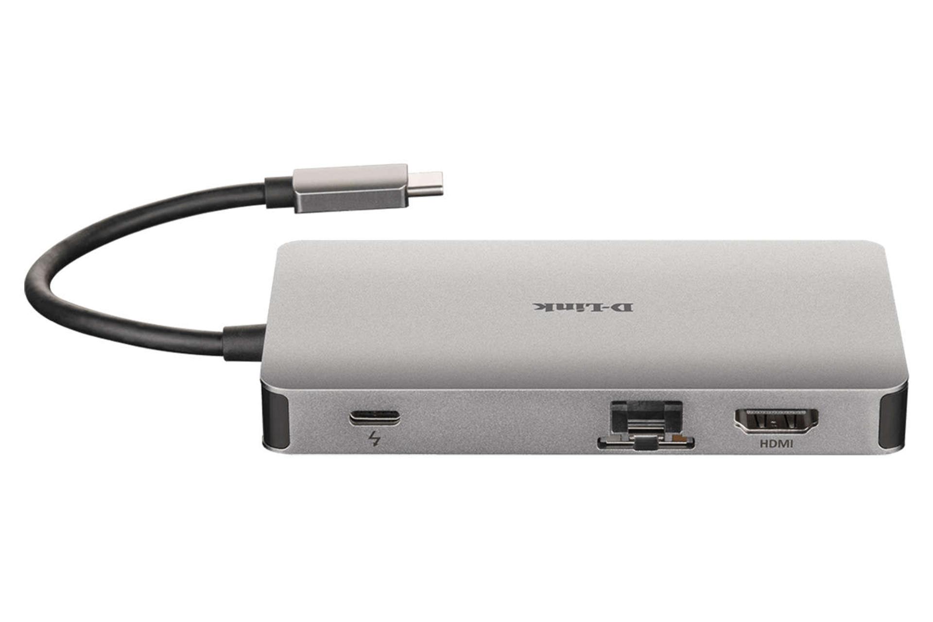 مرجع متخصصين ايران نماي پشت هاب USB-C دي لينك 9 پورت مدل DUB-M910