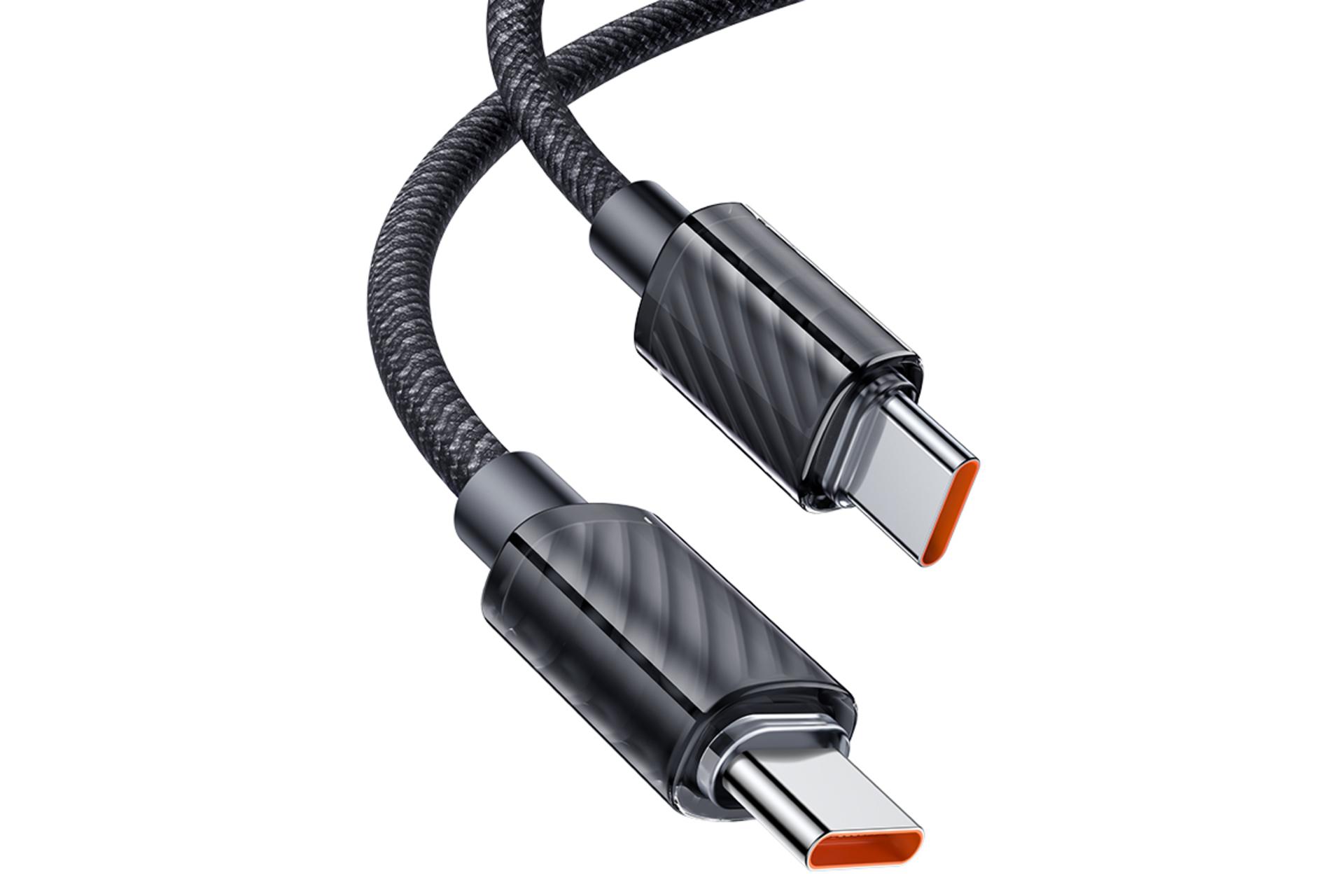 کانکتور و اتصال کابل شارژ USB مک دودو Type-C به Type-C مدل CA-367 با طول 1.2 متر