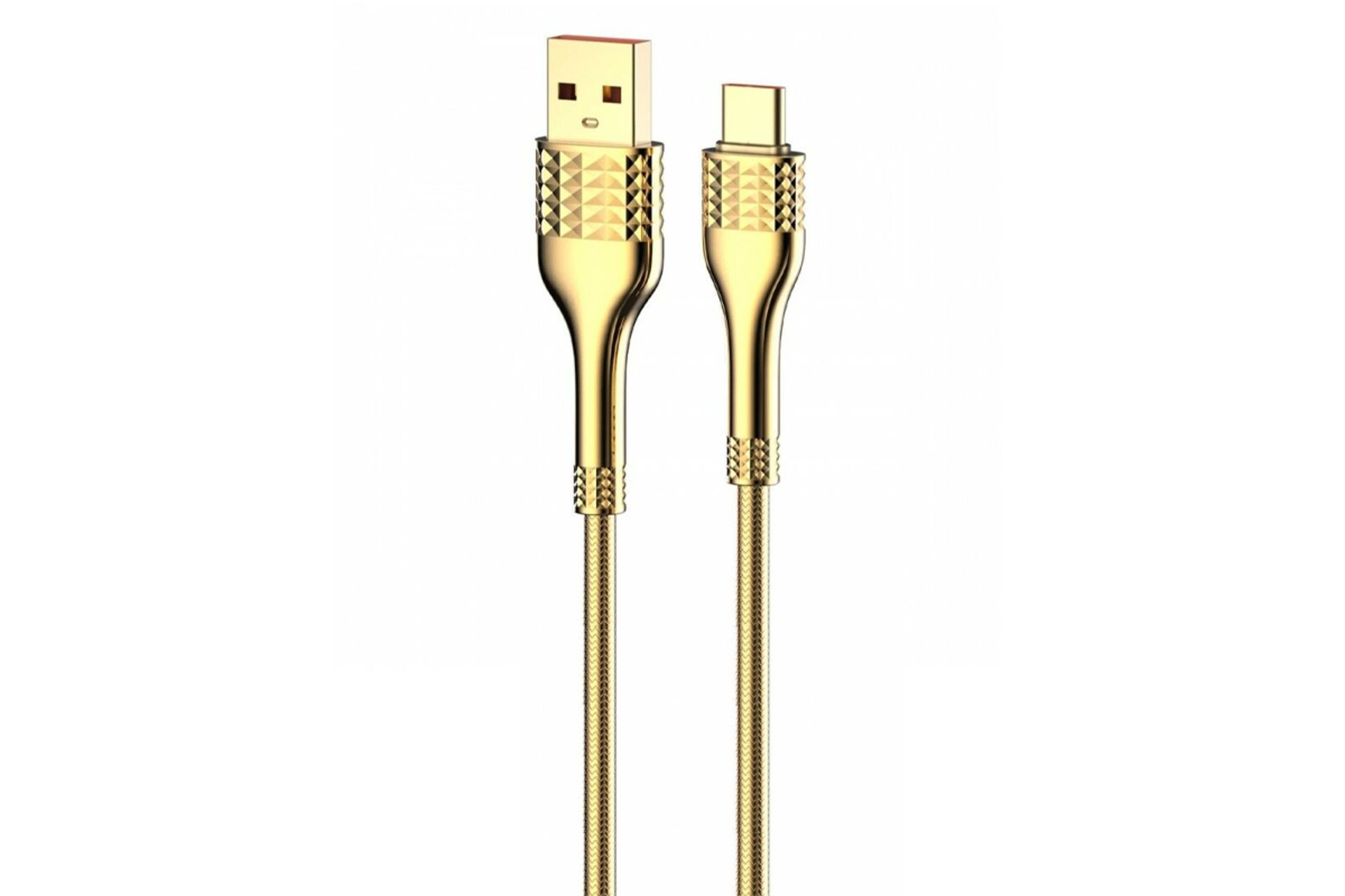کابل شارژ USB الدینیو Type-A به Type-C مدل LS651 با طول 1 متر
