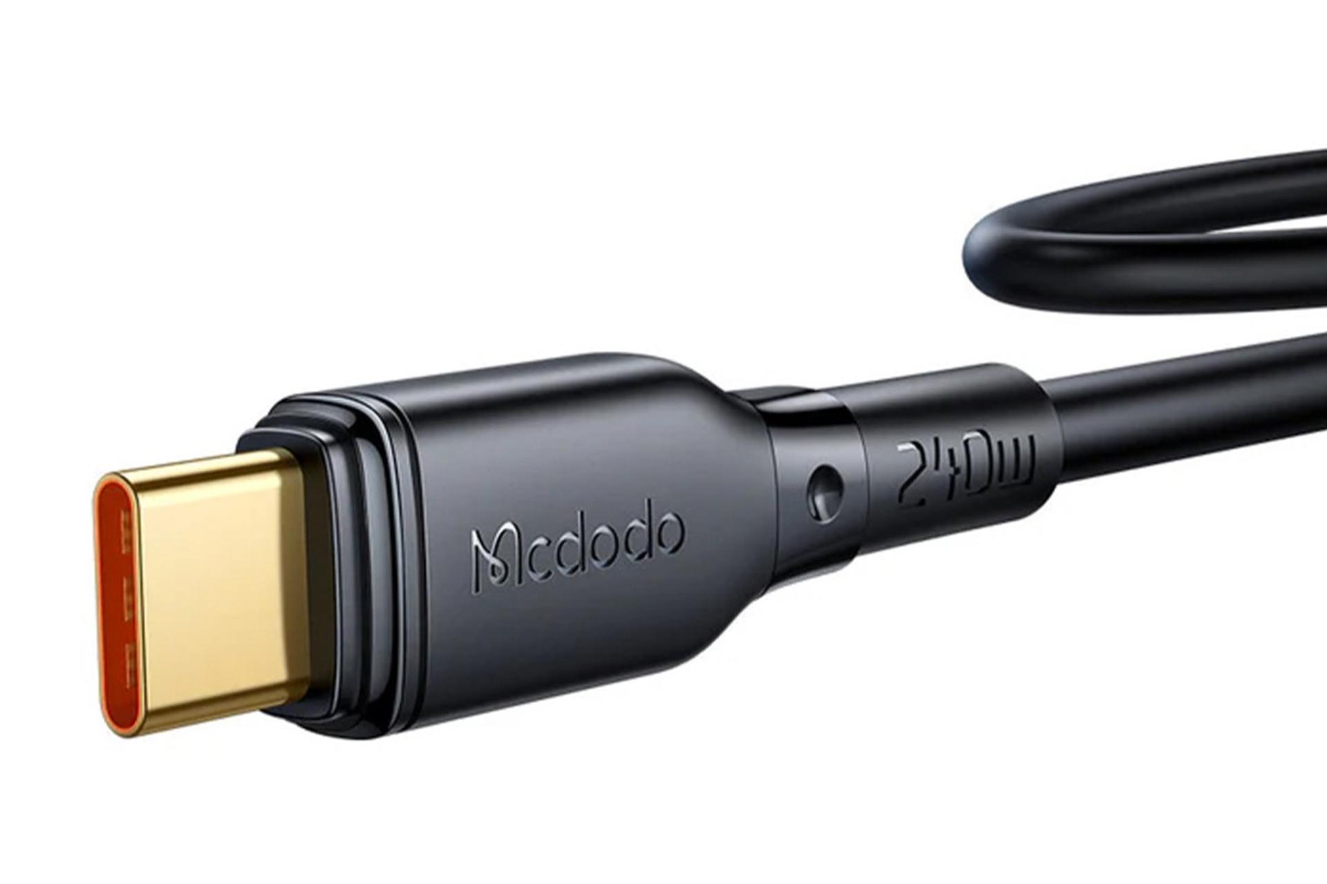 کانکتور و اتصال کابل شارژ USB مک دودو Type-C به Type-C مدل CA-3310 با طول 1.2 متر