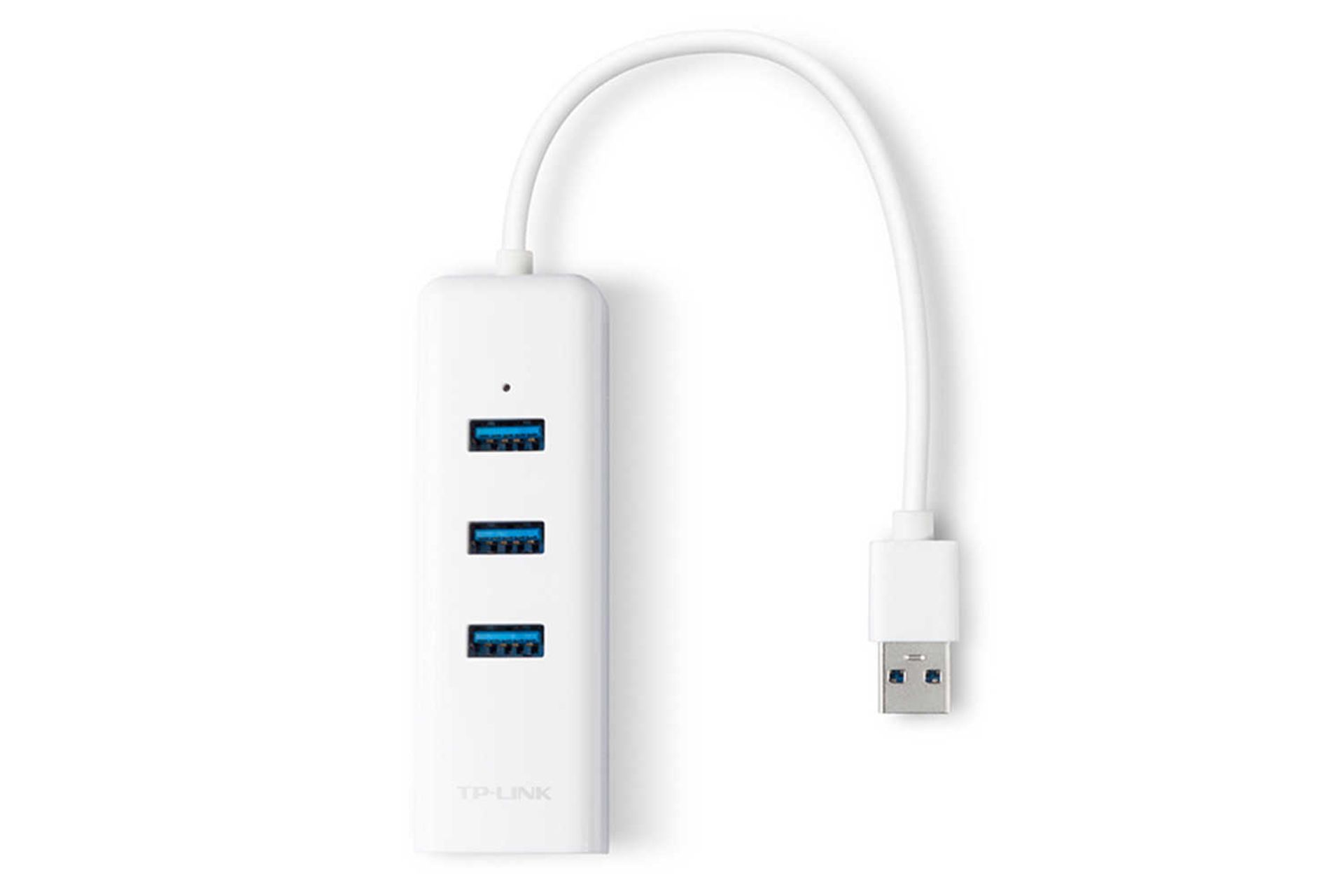 نمای بالای هاب USB-A تی پی لینک 4 پورت مدل UE330