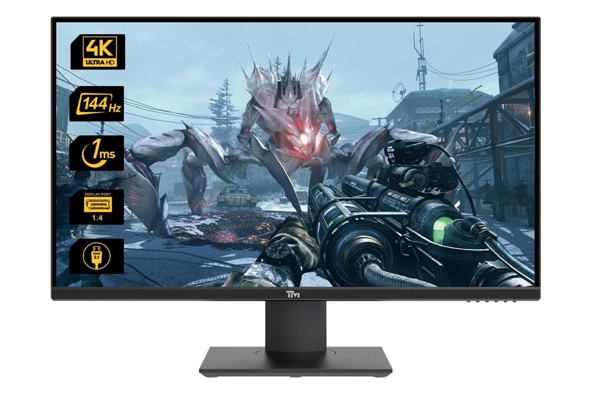 رزولوشن و کیفیت تصویر مانیتور تویستد مایندز 28 اینچ مدل TM28EUI