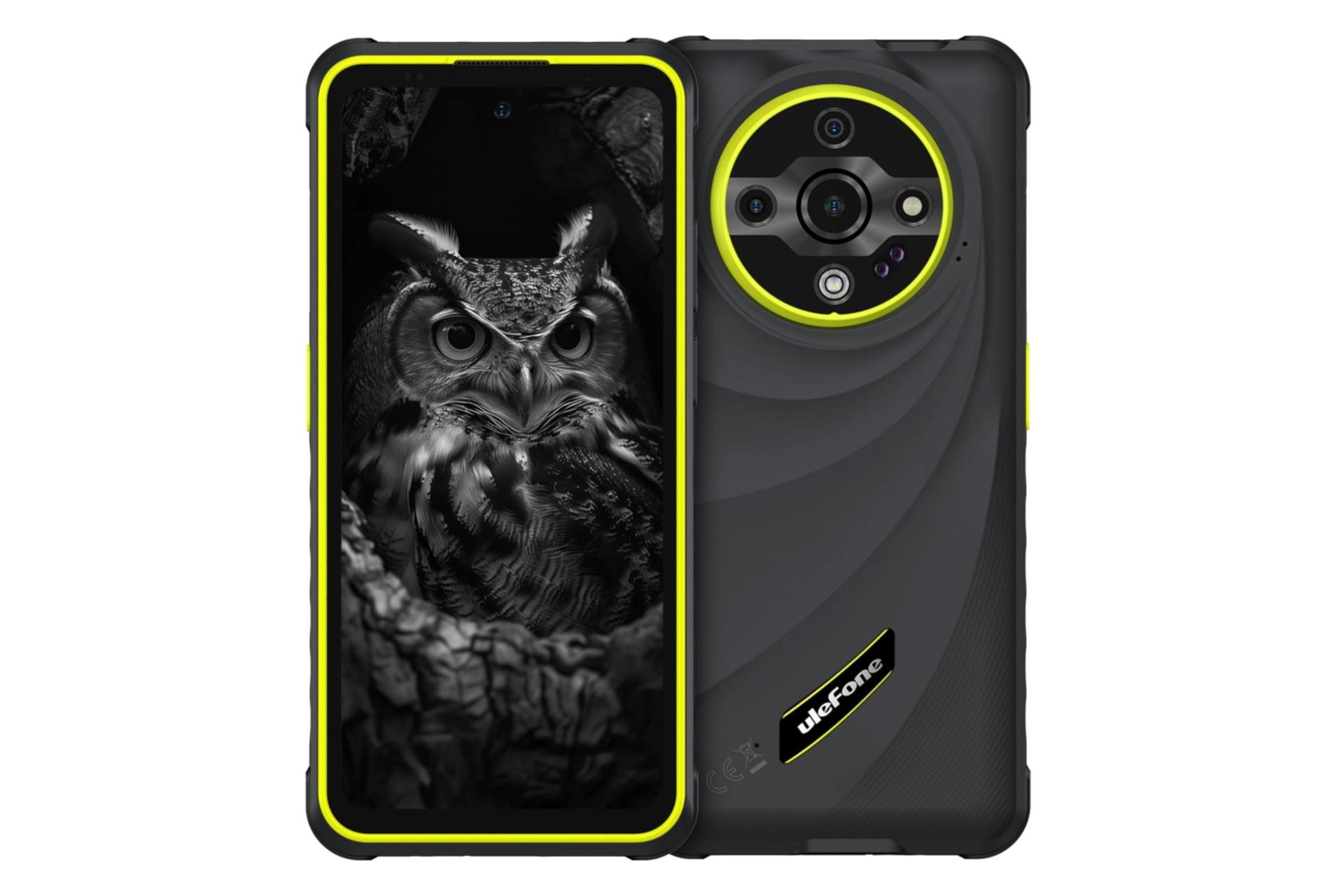 پنل جلو و پشت گوشی موبایل آرمور X31 پرو یولفون مشکی و سبز / Ulefone Armor X31 Pro