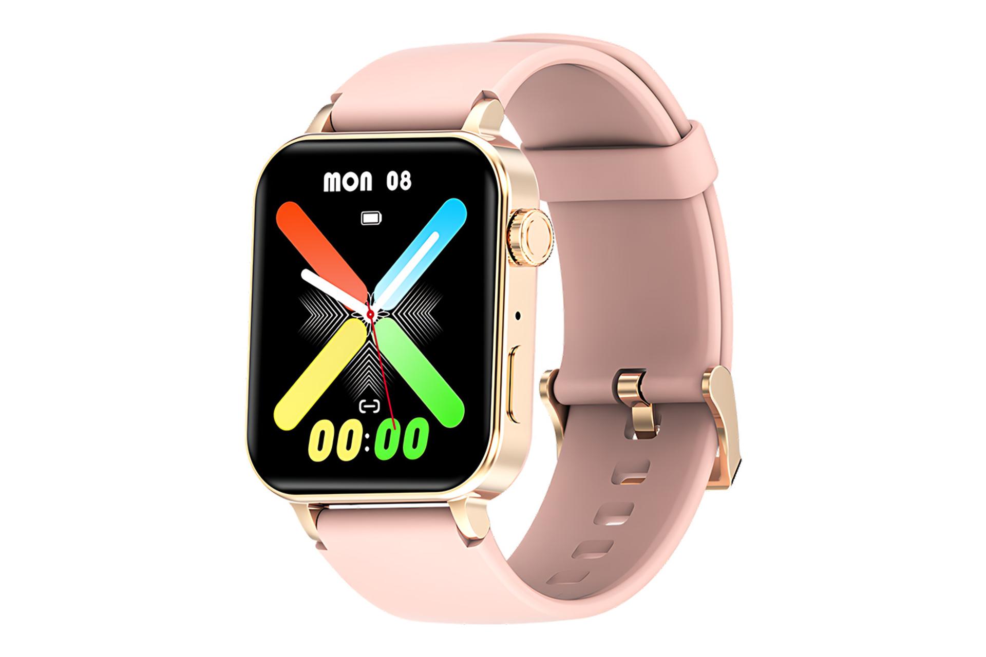 رنگ طلایی ساعت هوشمند بلک ویو Blackview W10