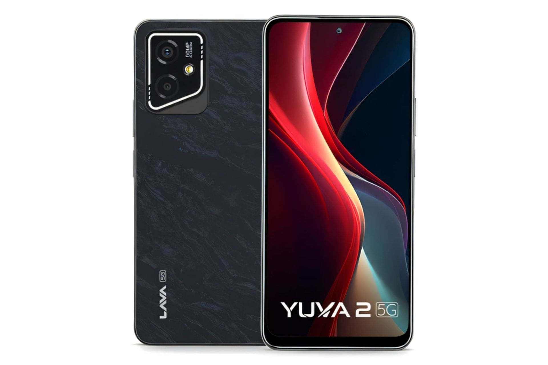 پنل جلو و پشت گوشی موبایل لاوا Lava Yuva 2 5G مشکی