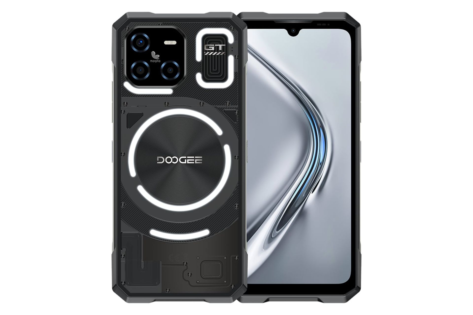 پنل جلو و پشت گوشی موبایل دوجی Doogee Blade GT مشکی
