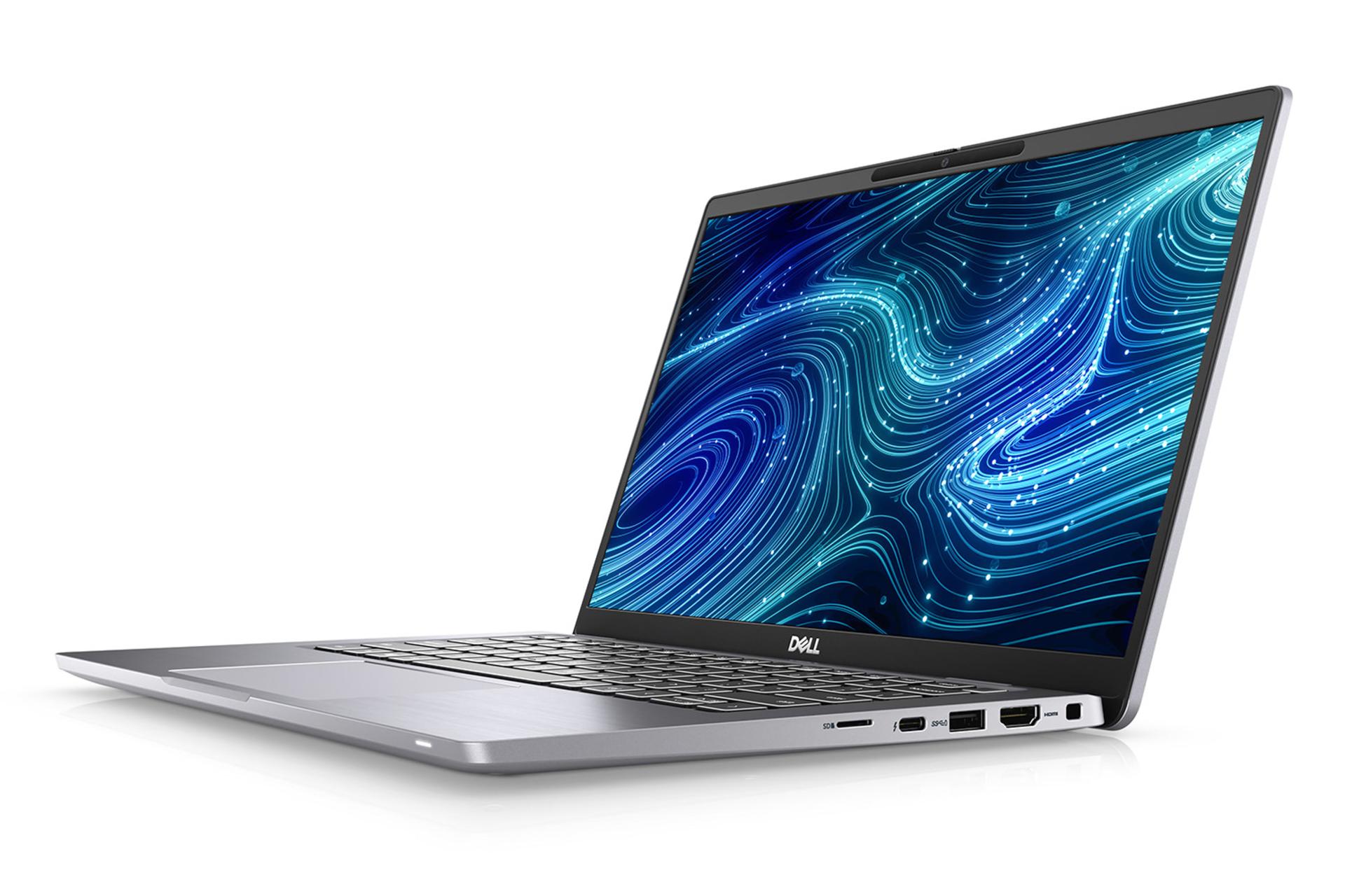 لپ تاپ دل Dell Latitude 7420 نمای جلو و راست