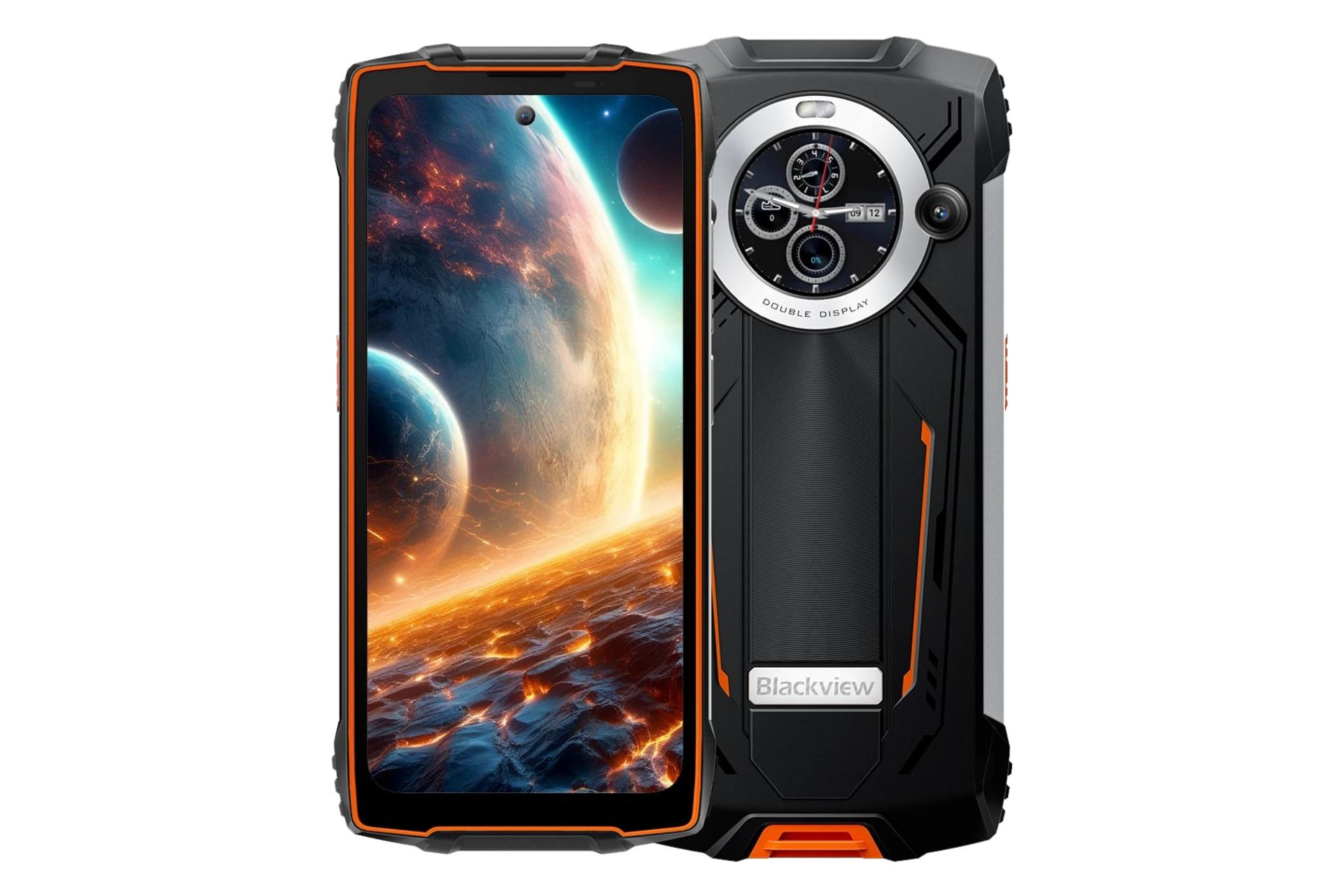 پنل جلو و پشت گوشی موبایل بلک ویو Blackview BV8200 نارنجی