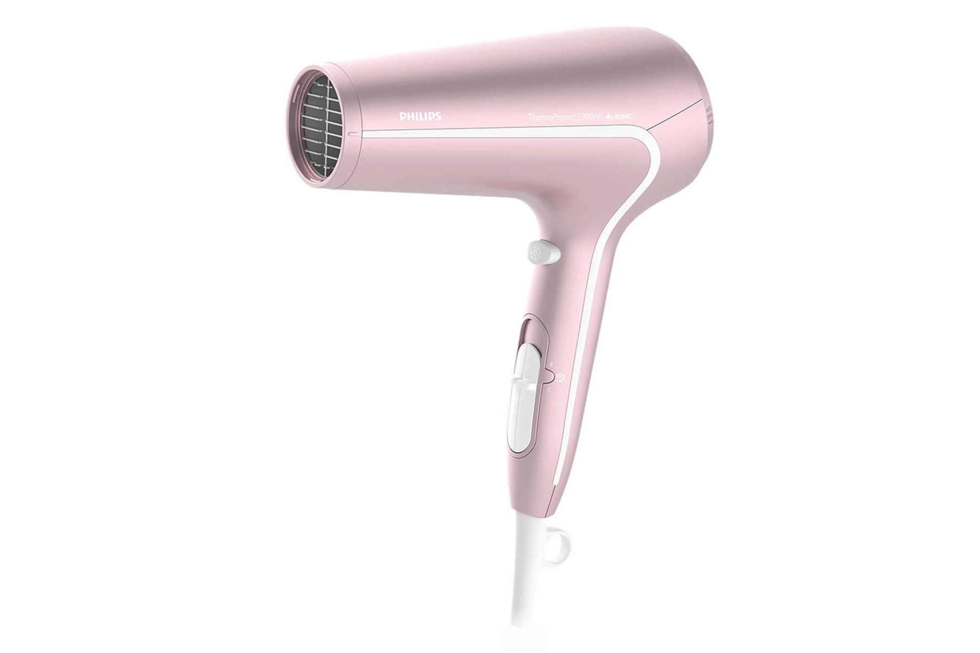 نمای سمت راست سشوار فیلیپس BHD290 رنگ صورتی