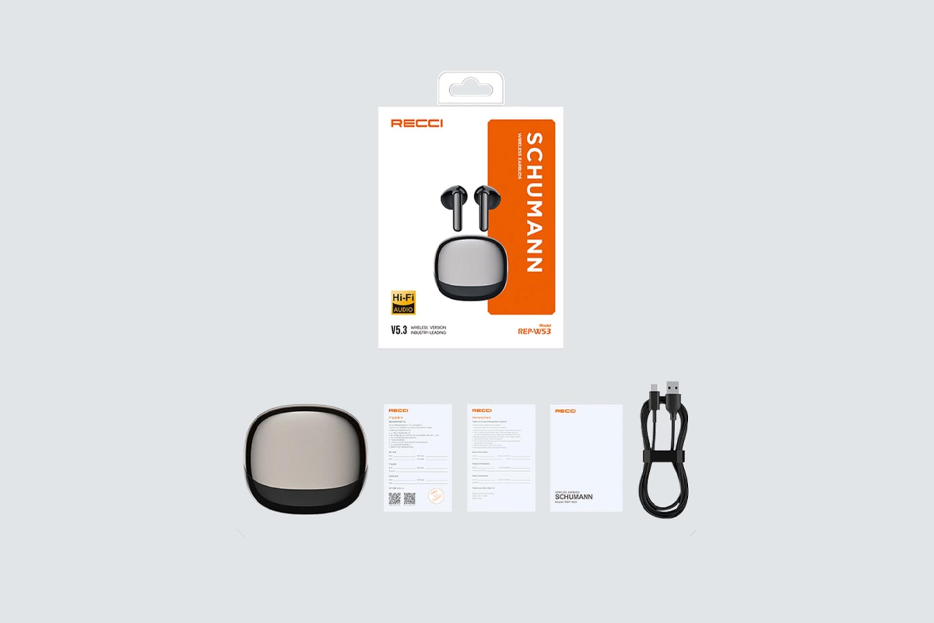 اقلام همراه هدفون رسی REP-W53