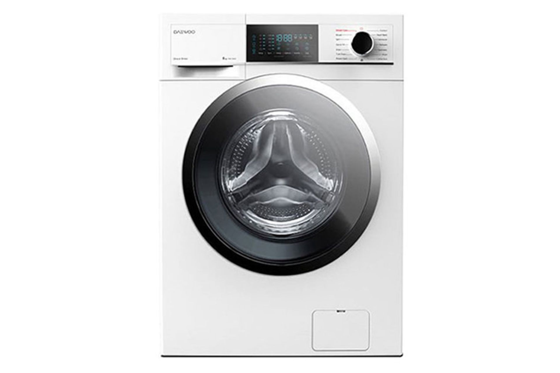 ماشین لباسشویی دوو Daewoo LM-840 رنگ سفید نمای جلو