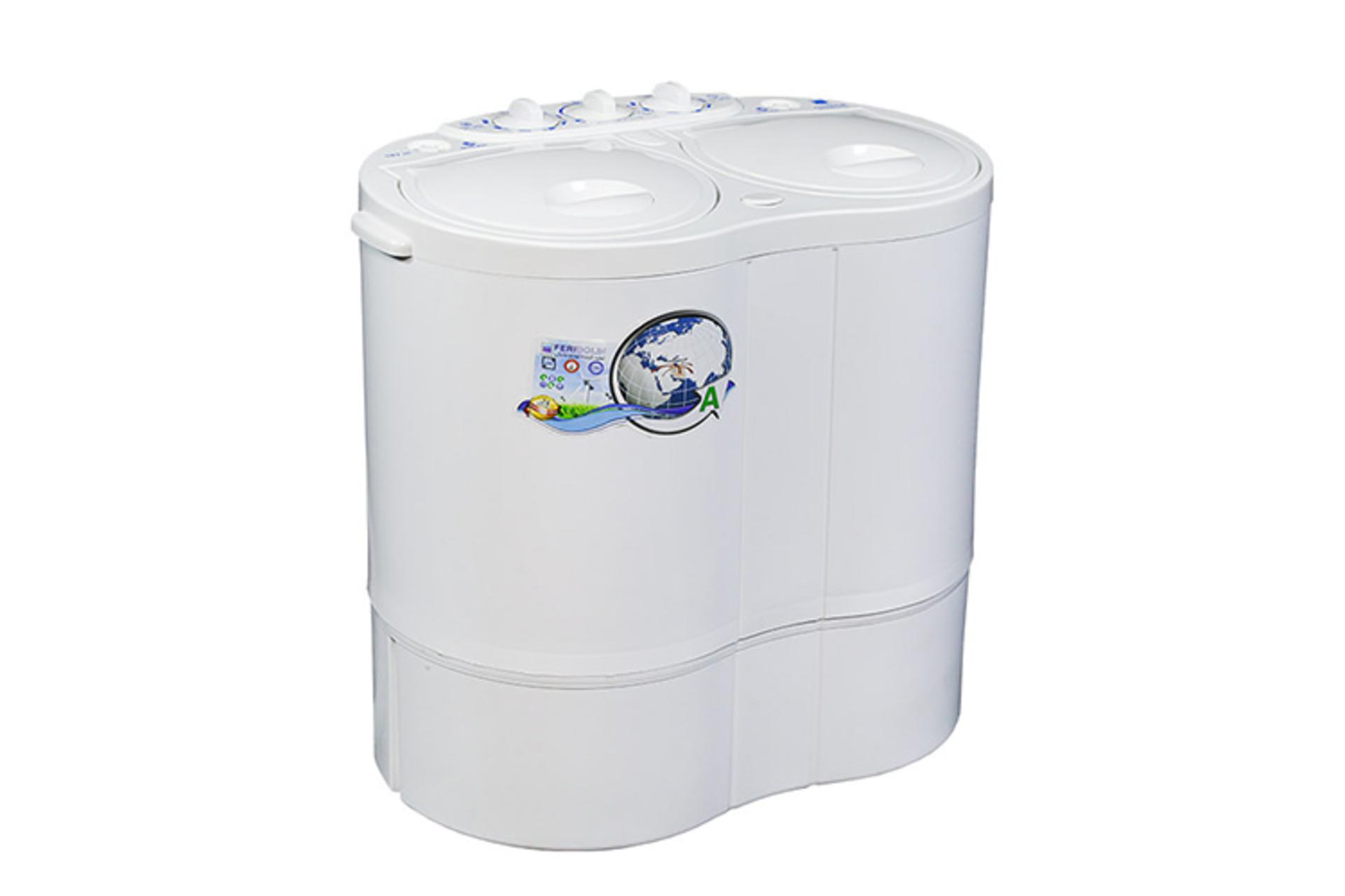 ماشین لباسشویی فریدولین Feridolin SWT20 نمای جلو و چپ