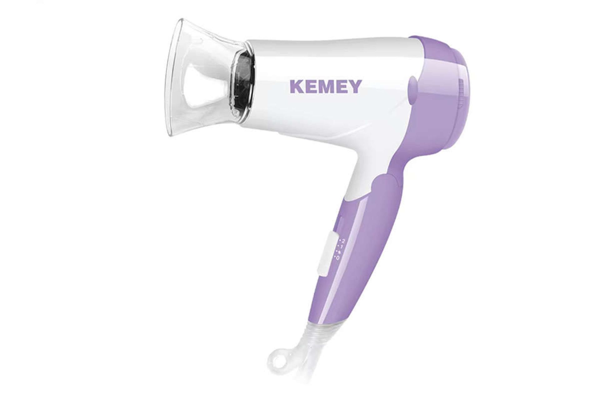 نمای سمت راست سشوار کیمی KM-6823 به همراه سری متمرکز کننده