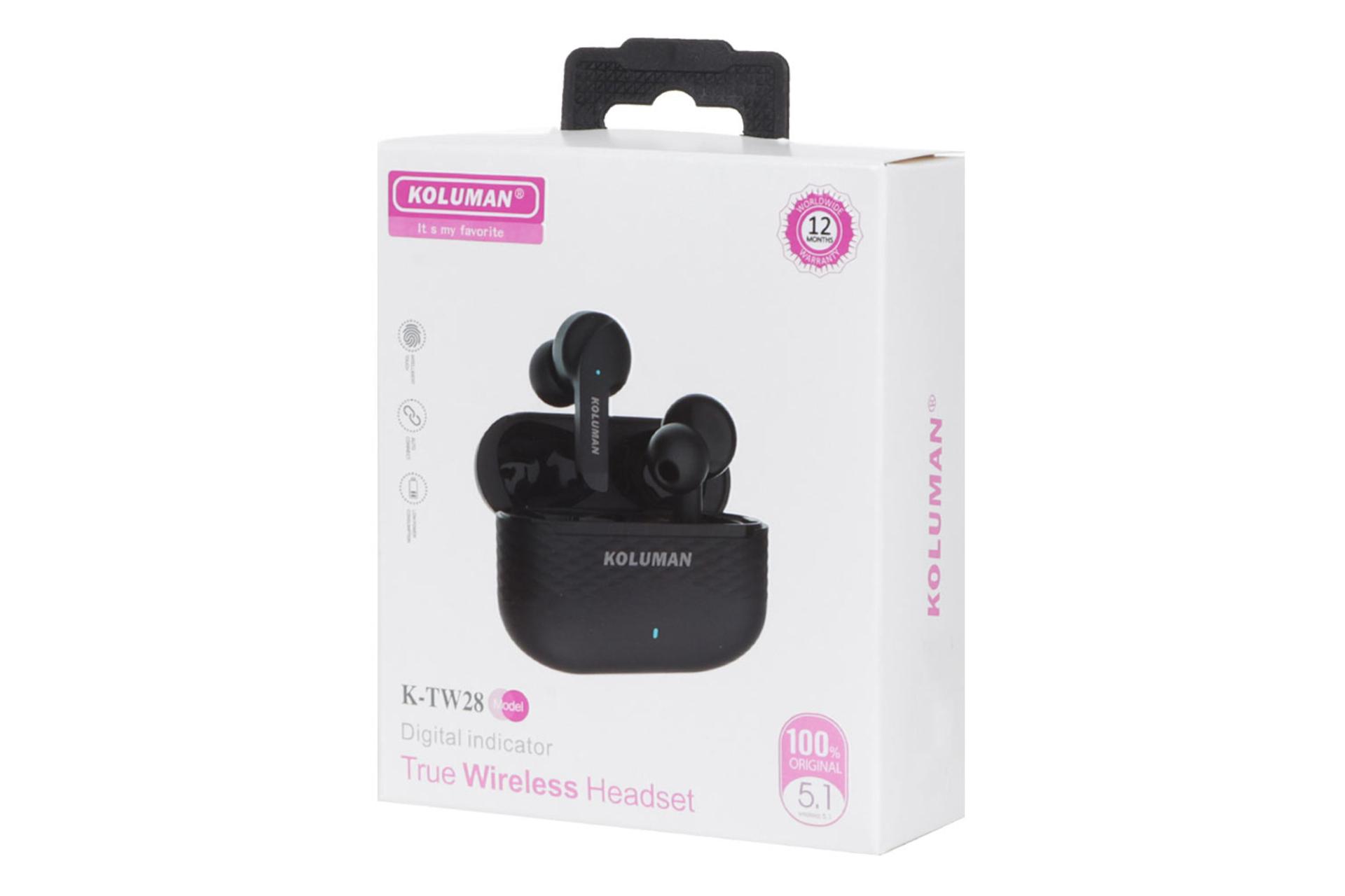 جعبه هدفون کلومن K-TW28