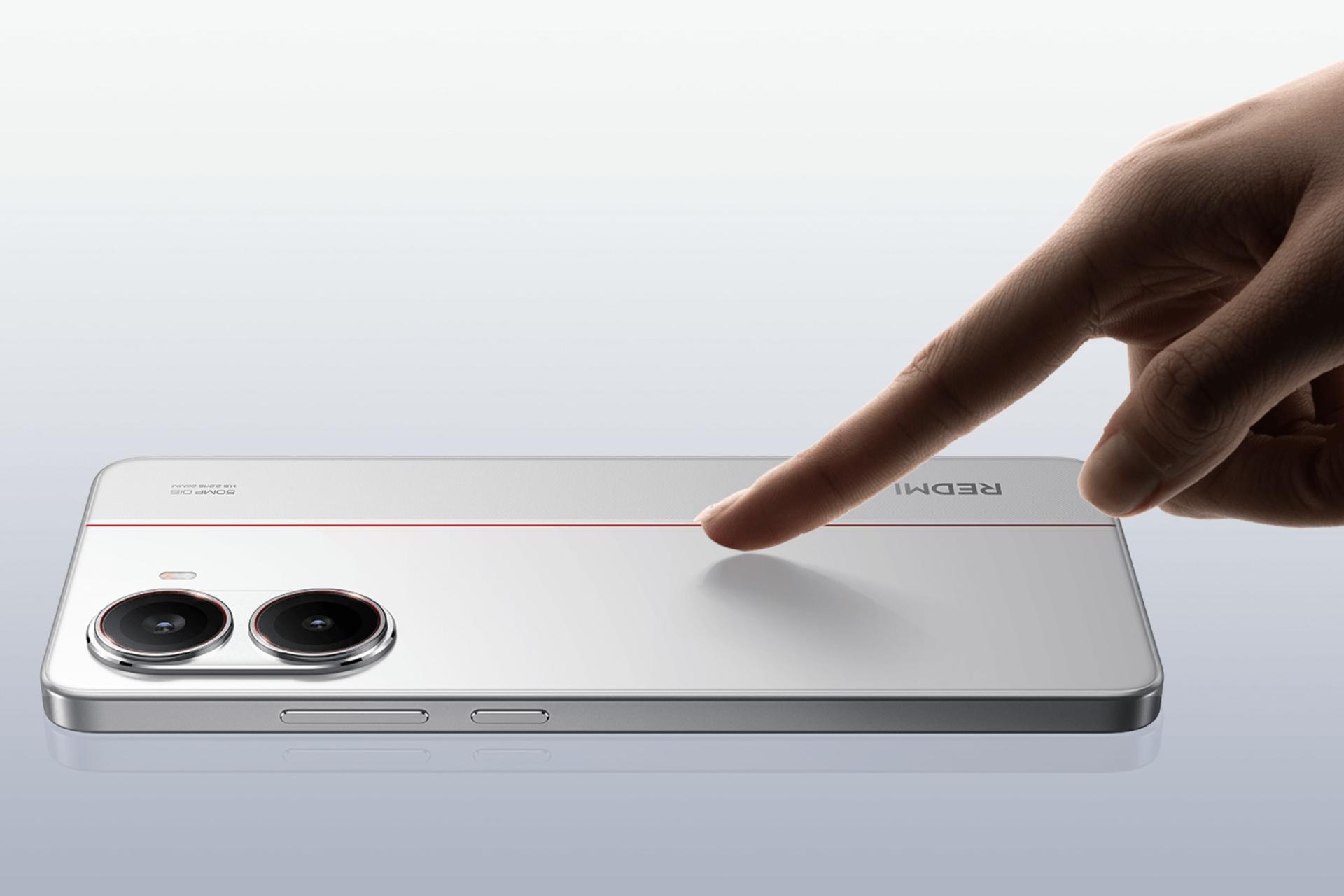 پنل پشت گوشی موبایل ردمی توربو 4 شیائومی سفید / Xiaomi Redmi Turbo 4