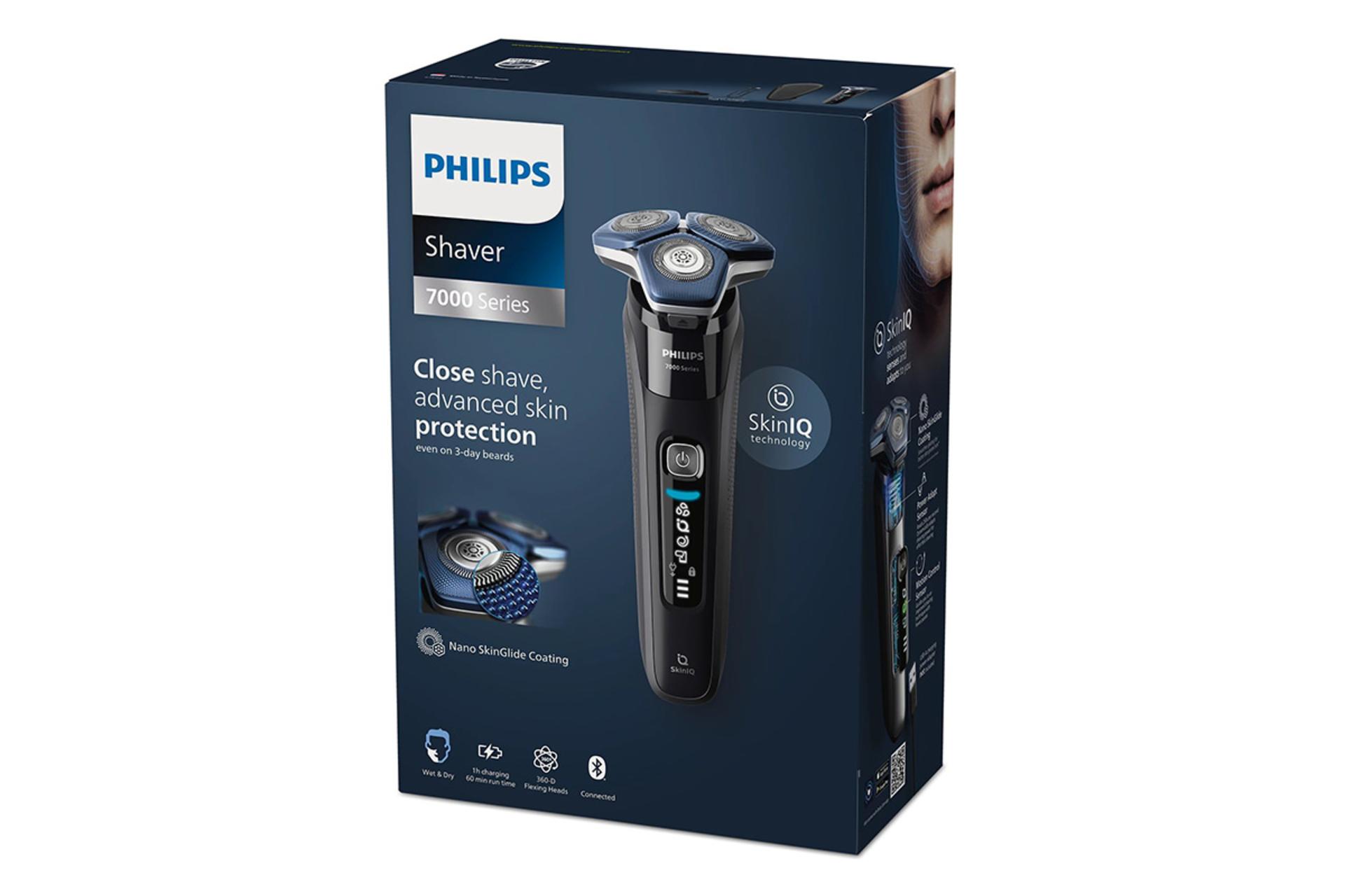 ماشین اصلاح و ریش تراش فیلیپس Philips S7886 جعبه و بسته بندی