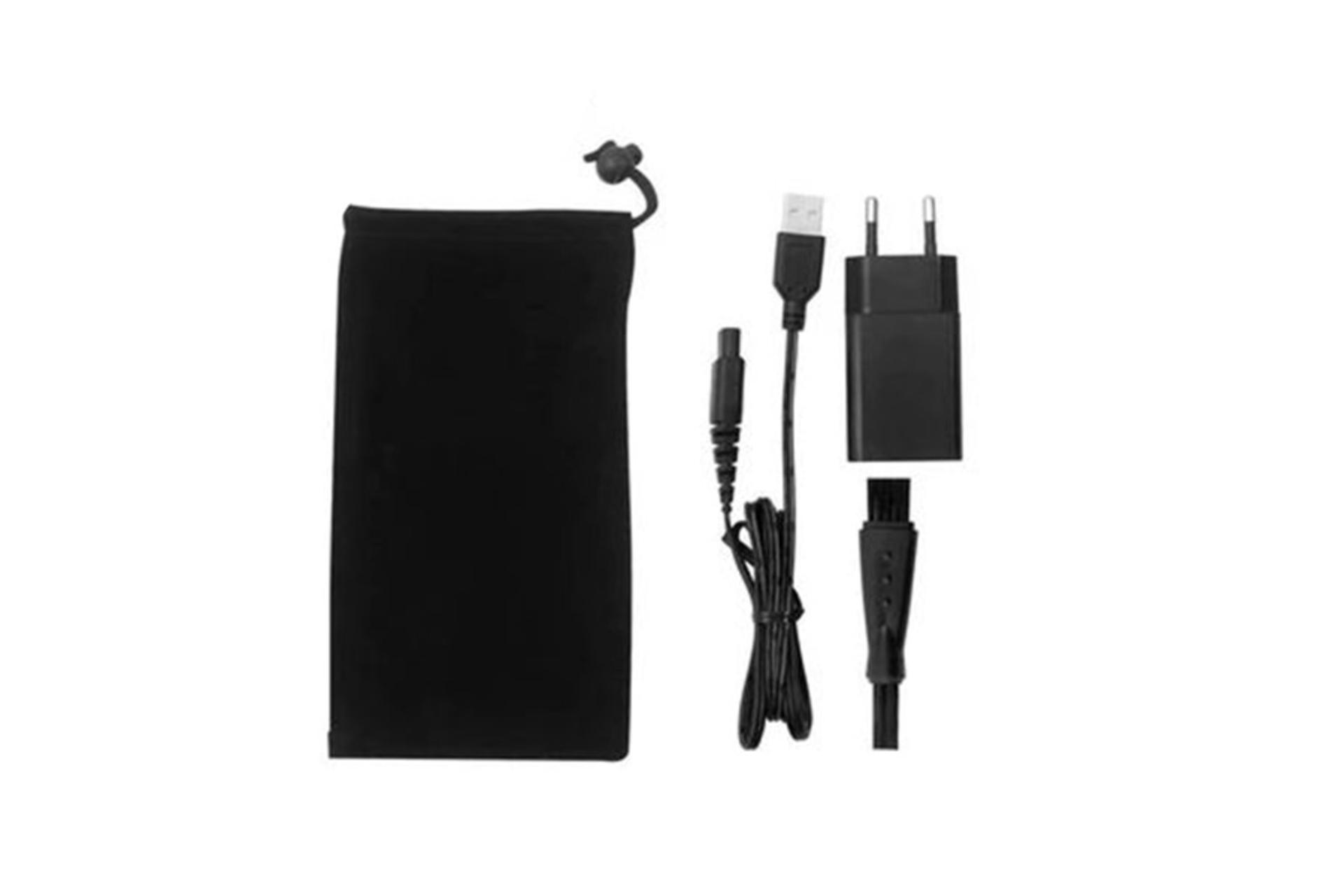 ماشین اصلاح و ریش تراش سورکر Surker RSCX-9598 کیف و کابل شارژ