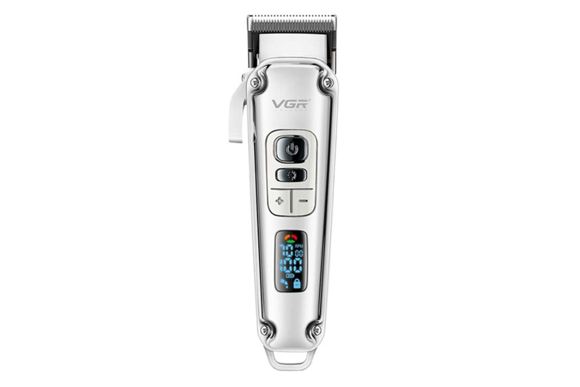 ماشین اصلاح و ریش تراش وی جی آر VGR V-006 رنگ نقره ای